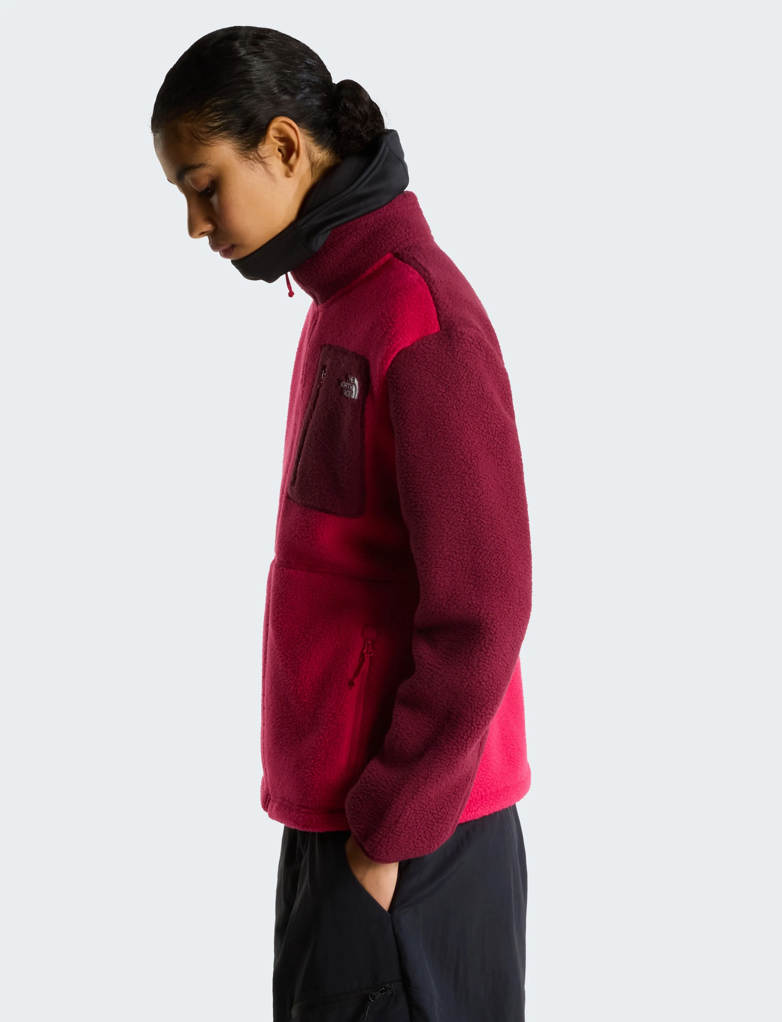 The North Face - W YUMIORI FULL ZIP - Överdelar - lali guran/burgundy cru - 4