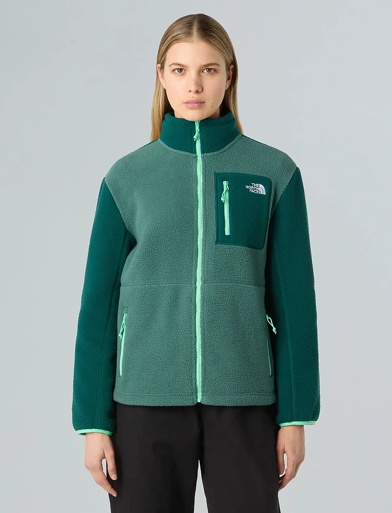 The North Face - W YUMIORI FULL ZIP - tops - pine forest/hunter gree - 0