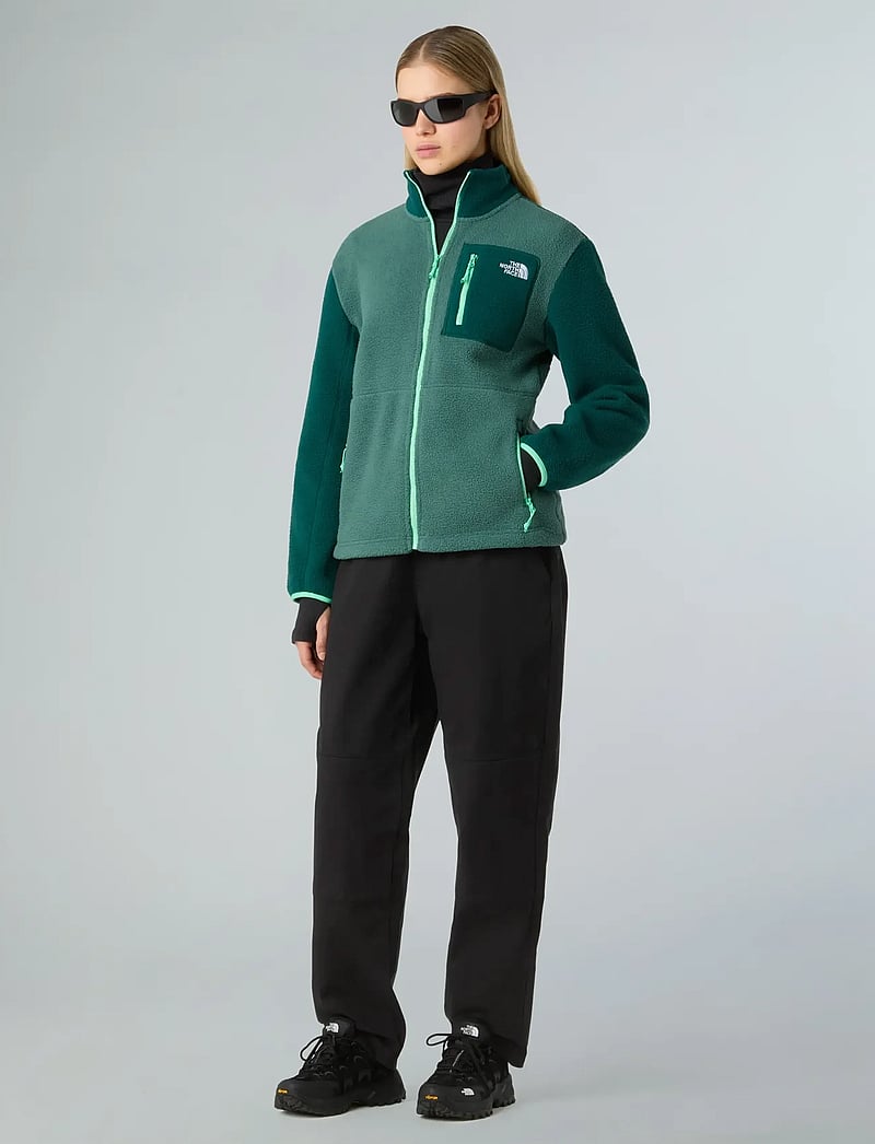 The North Face - W YUMIORI FULL ZIP - tops - pine forest/hunter gree - 3