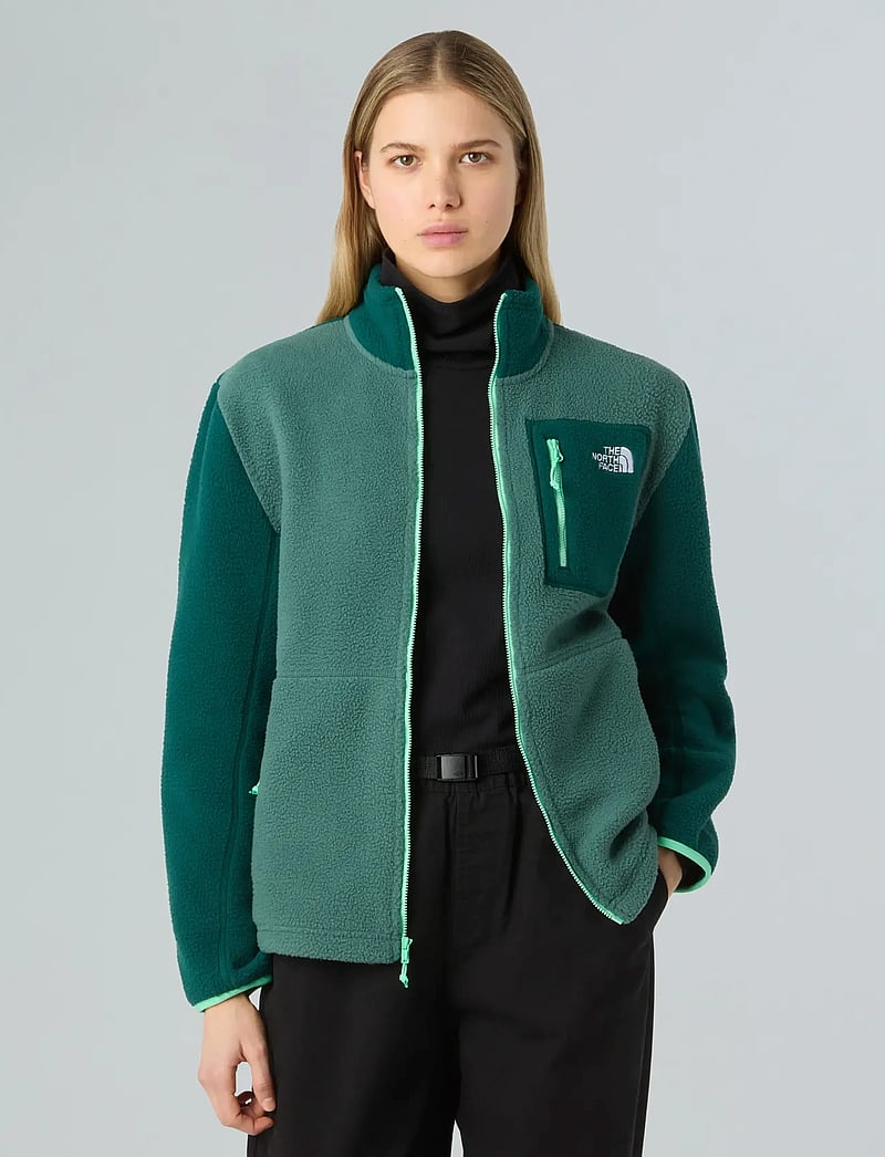 The North Face - W YUMIORI FULL ZIP - tops - pine forest/hunter gree - 5