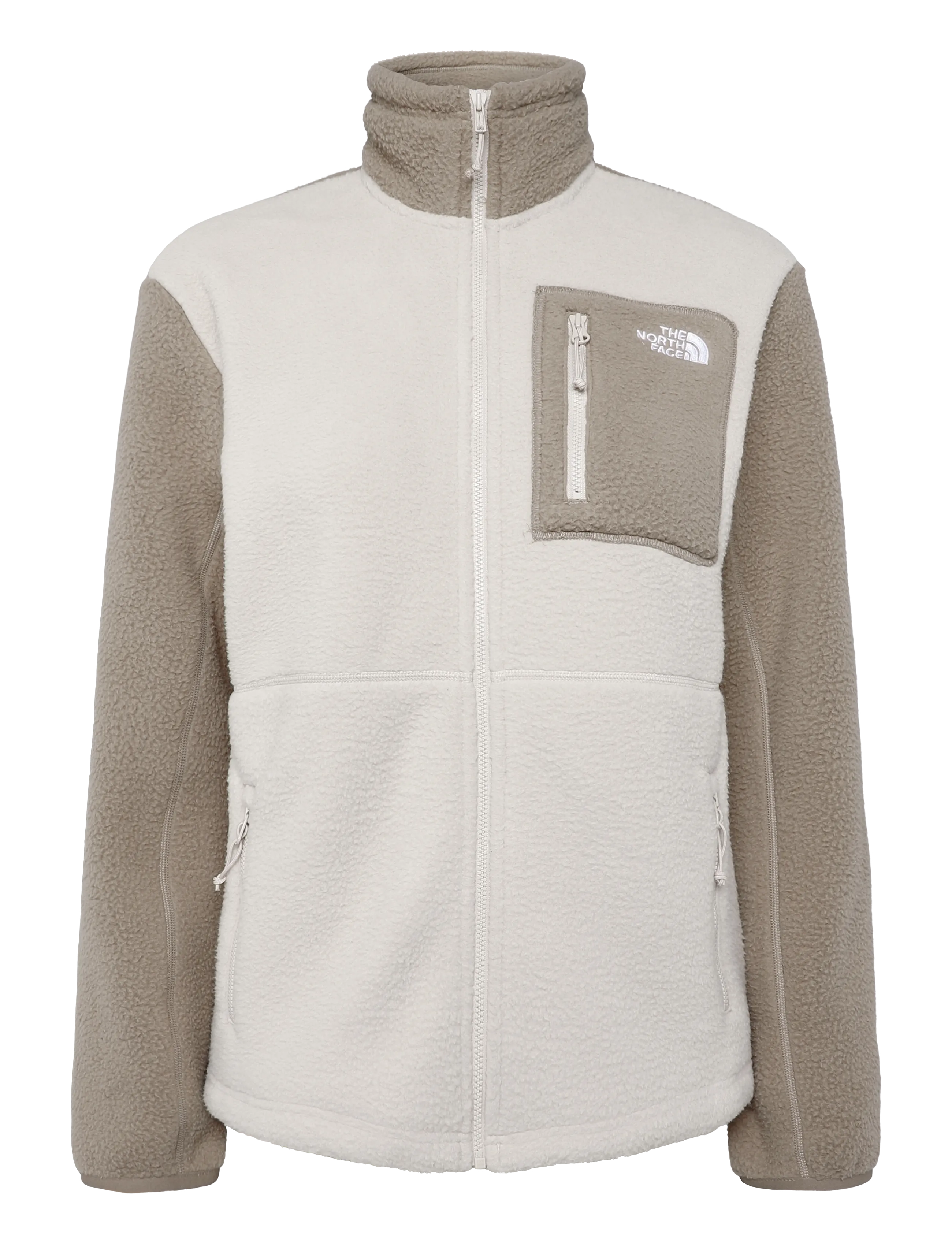 The North Face W YUMIORI FULL ZIP - Fleece & Midlayer - TIMELESS TAUPE/GARNET / cream