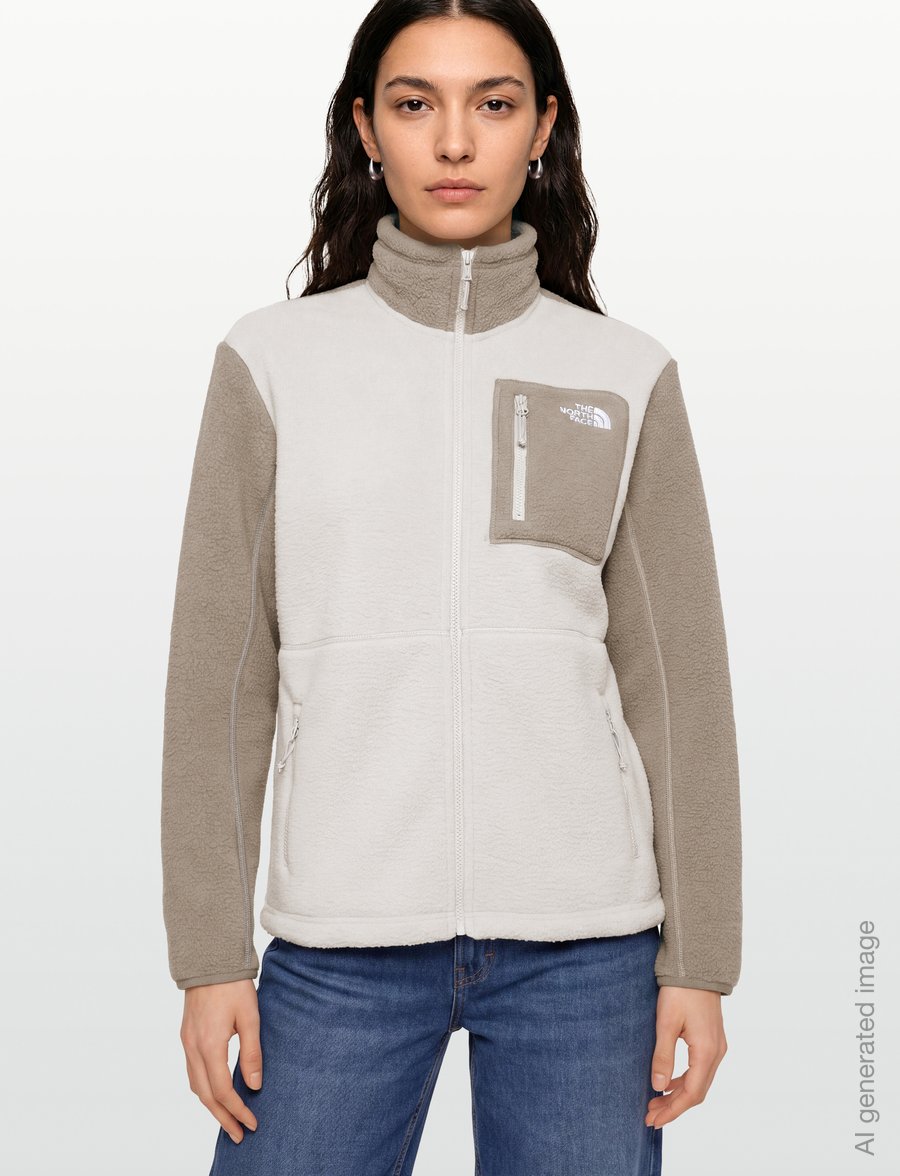 The North Face - W YUMIORI FULL ZIP - Överdelar - timeless taupe/garnet - 3