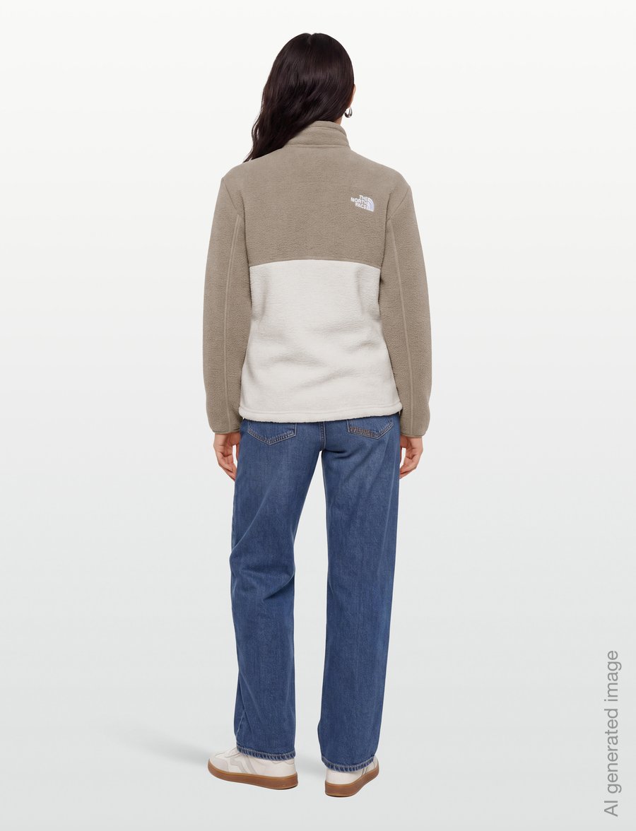 The North Face - W YUMIORI FULL ZIP - Överdelar - timeless taupe/garnet - 4