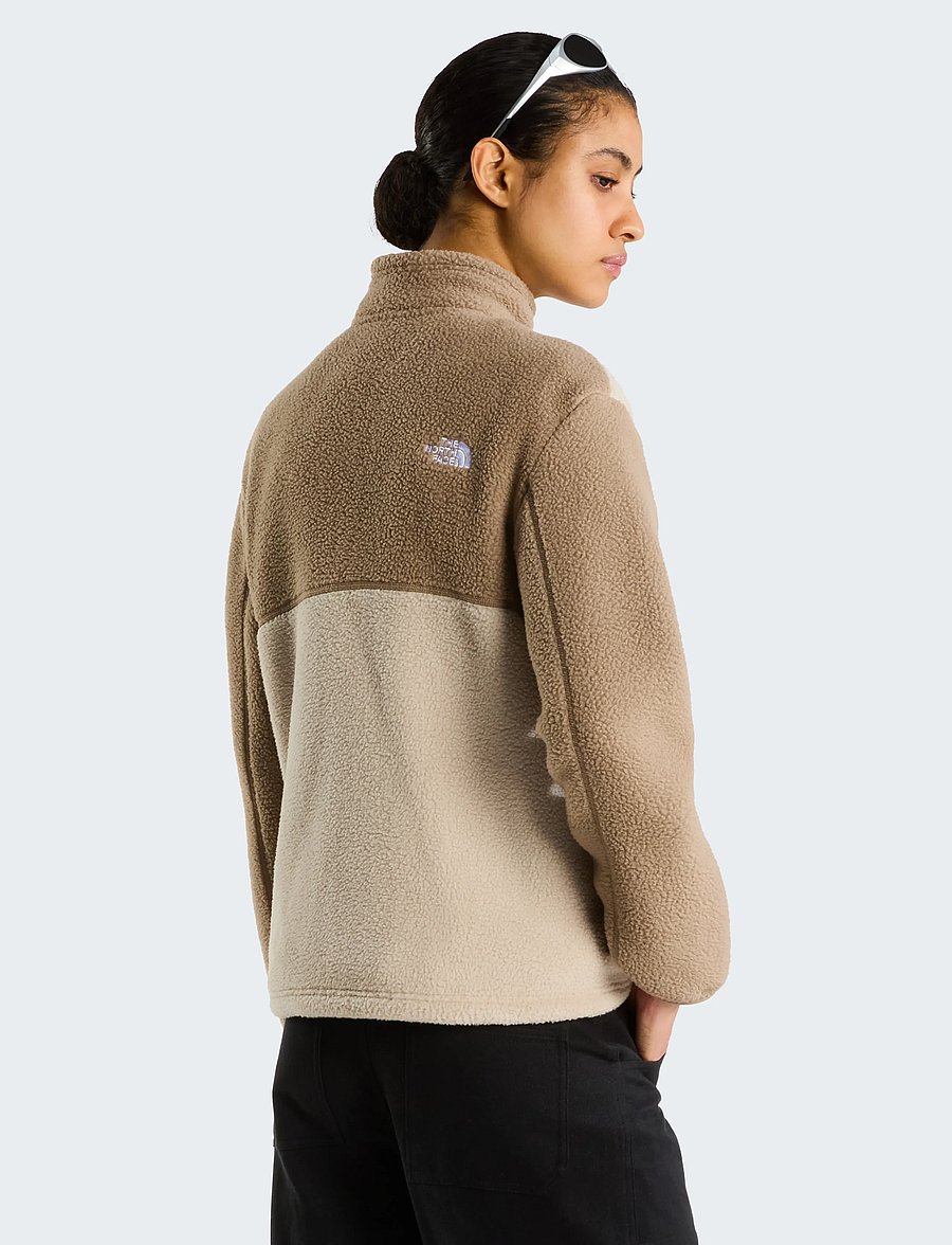 The North Face - W YUMIORI FULL ZIP - oberteile - timeless taupe/garnet - 5