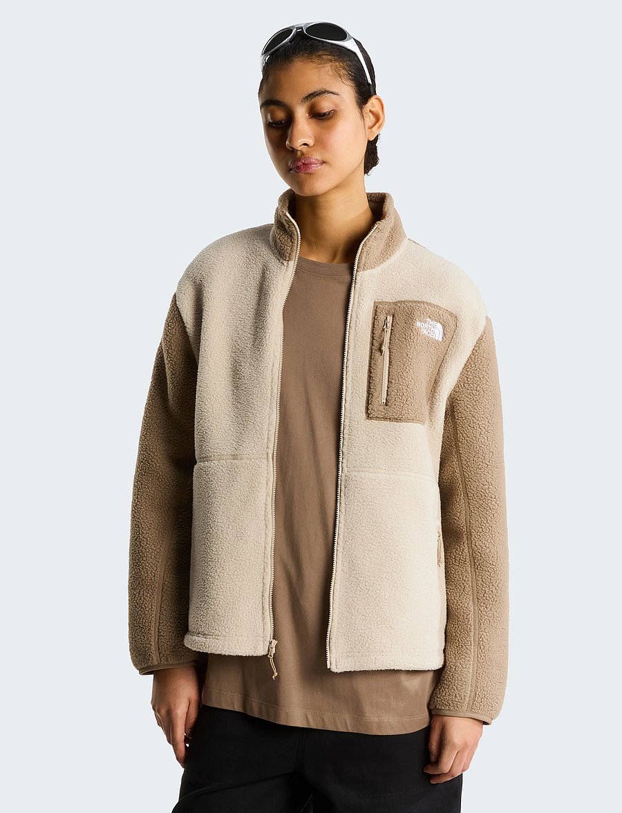 The North Face - W YUMIORI FULL ZIP - oberteile - timeless taupe/garnet - 0