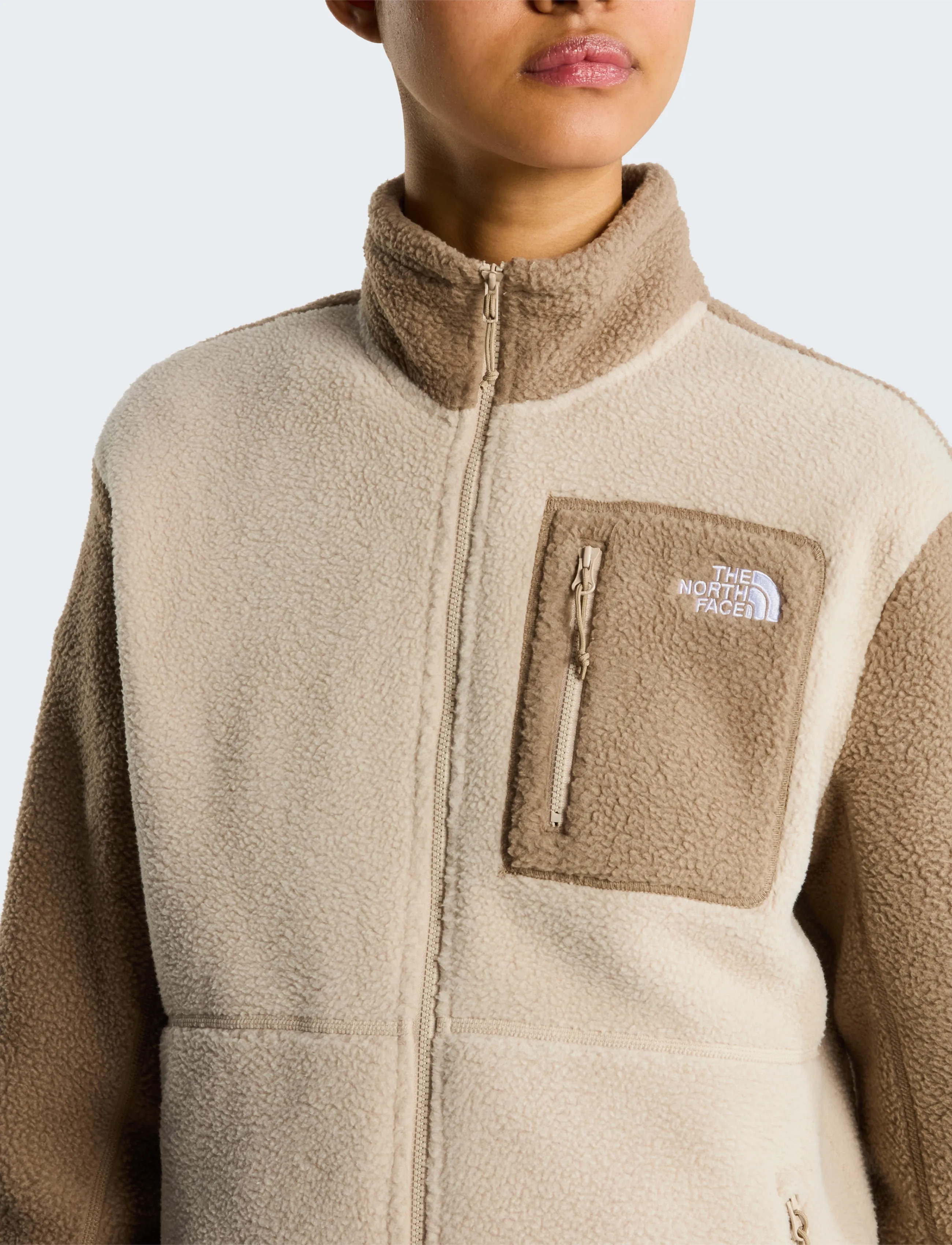 The North Face - W YUMIORI FULL ZIP - oberteile - timeless taupe/garnet - 4