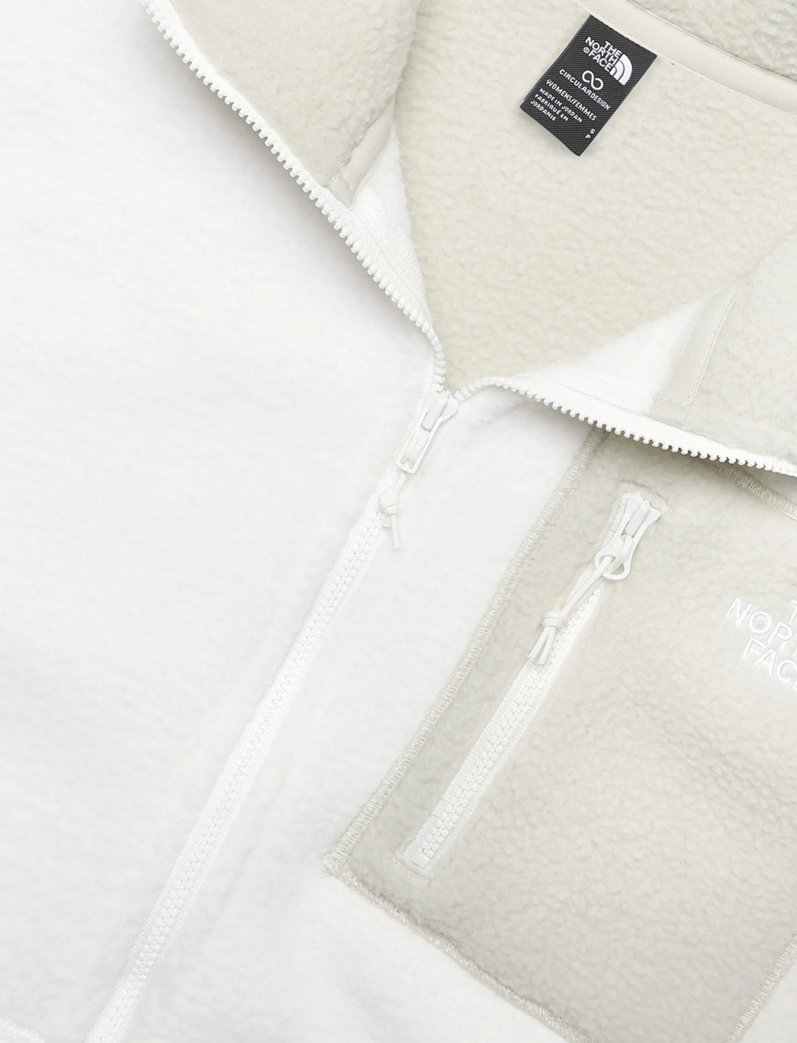 The North Face - W YUMIORI FULL ZIP - Överdelar - white dune/desert stone - 2