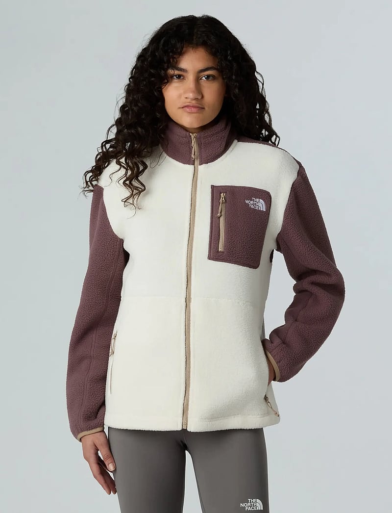 The North Face - W YUMIORI FULL ZIP - kampsunid ja vahekihid - white dune/tawny quartz - 0
