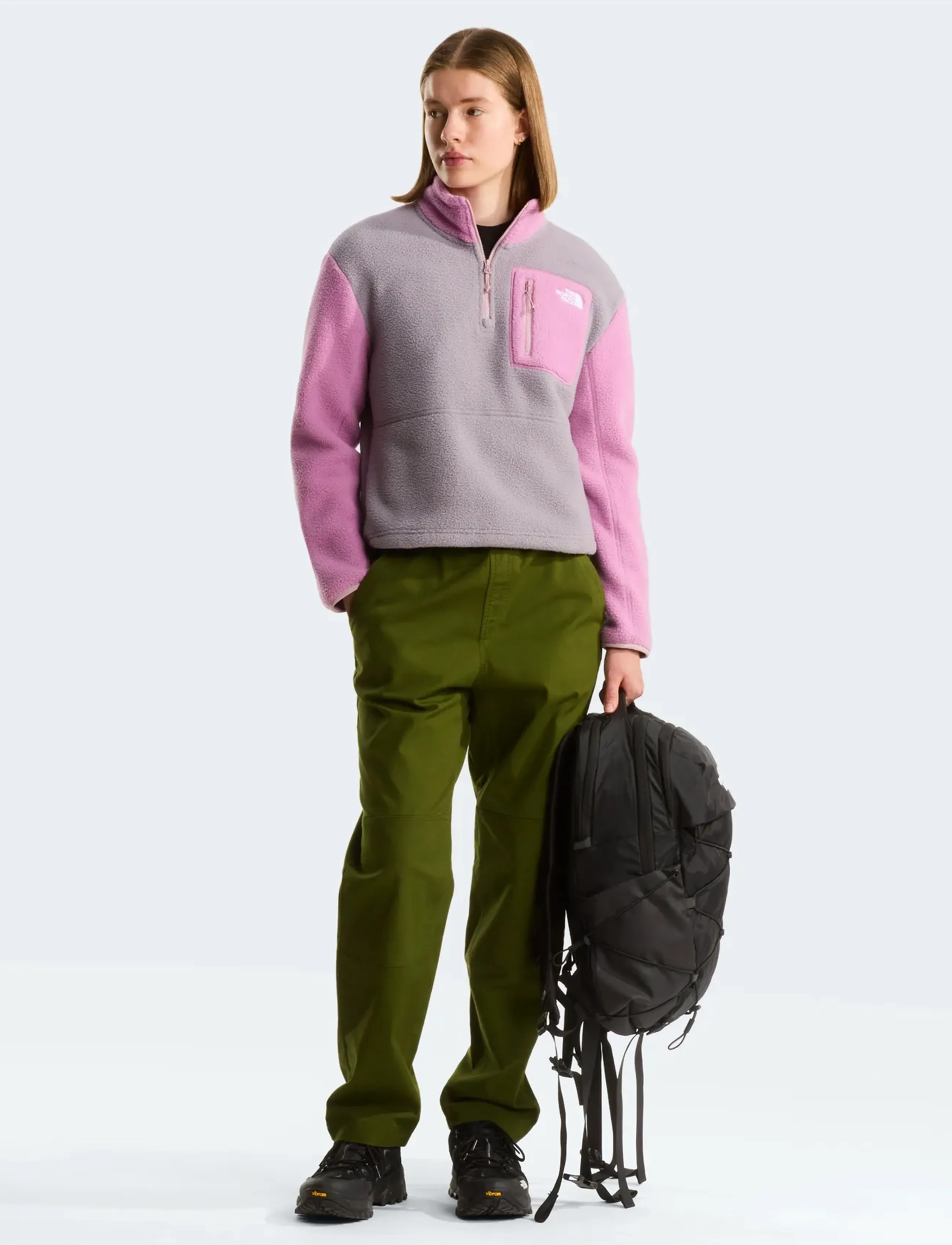 The North Face - W YUMIORI 1/4 ZIP - alussärgid - transcendent grey/hushe - 3