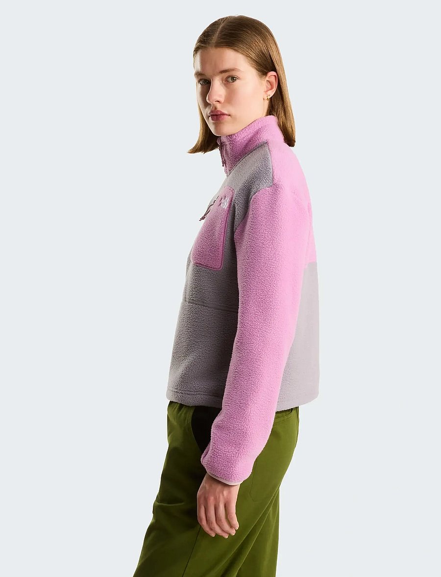 The North Face - W YUMIORI 1/4 ZIP - alussärgid - transcendent grey/hushe - 4