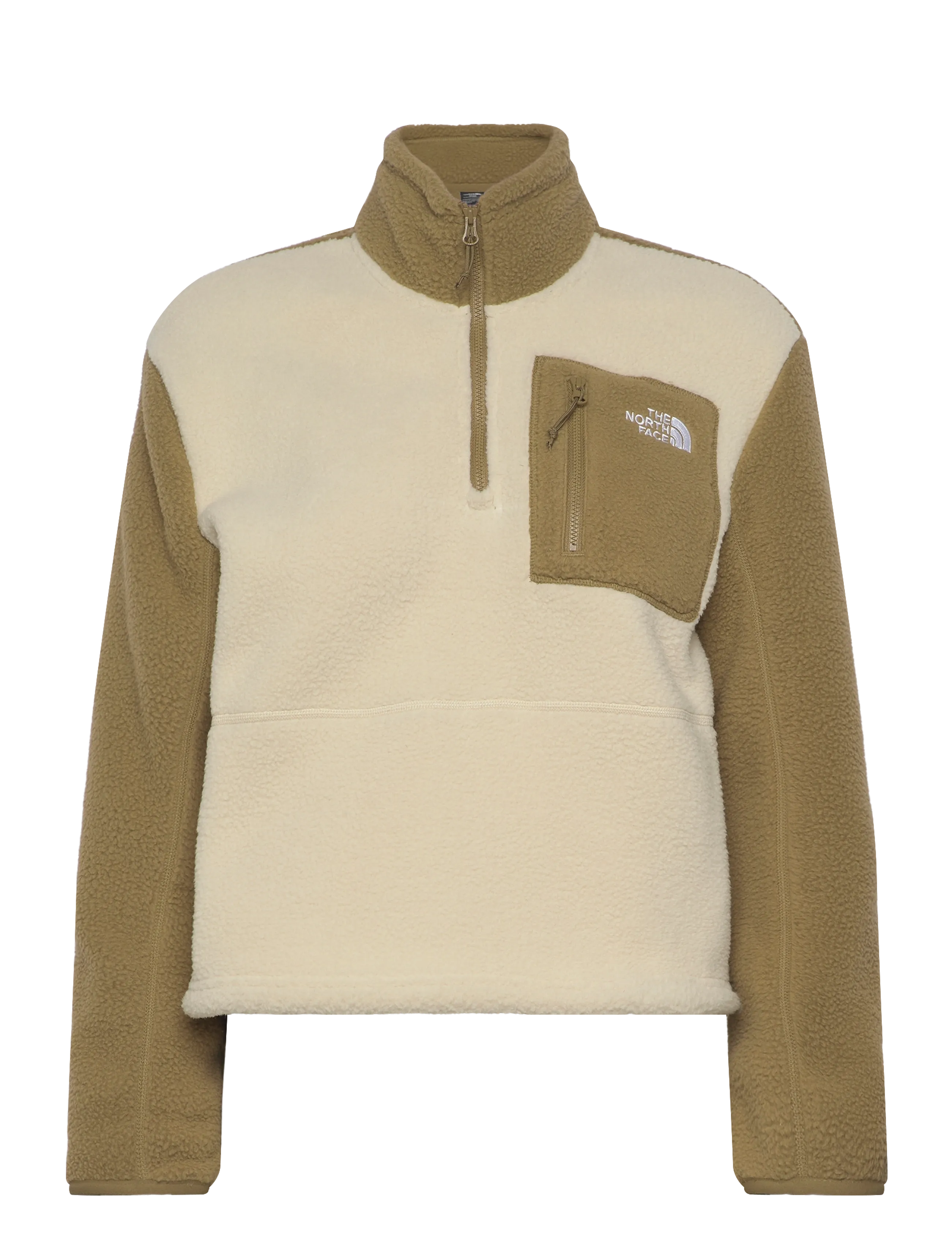 The North Face W YUMIORI 1/4 ZIP - The North Face - DESERT STONE/CEDAR/CEDA / cream