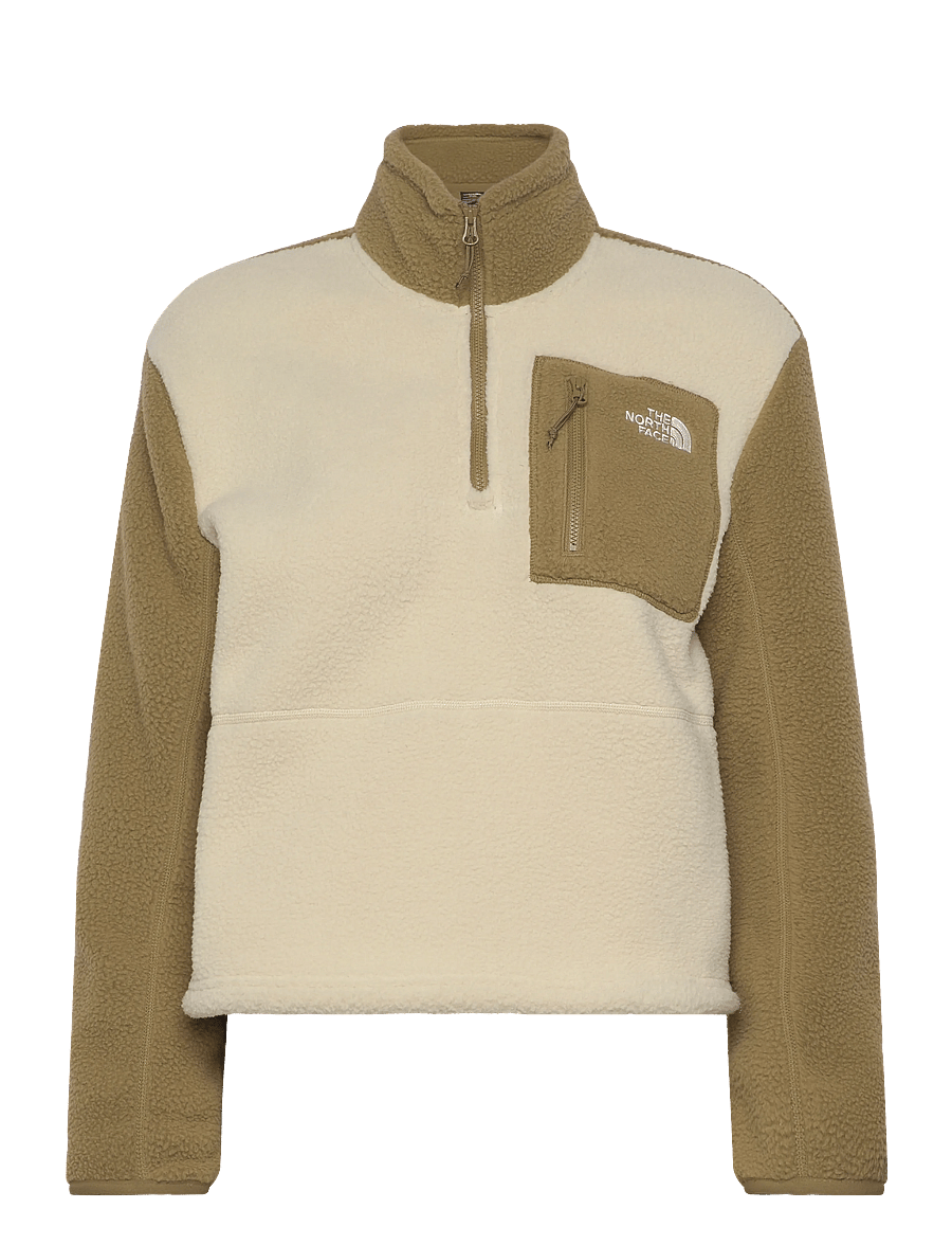 The North Face - W YUMIORI 1/4 ZIP - alussärgid - desert stone/cedar/ceda - 1