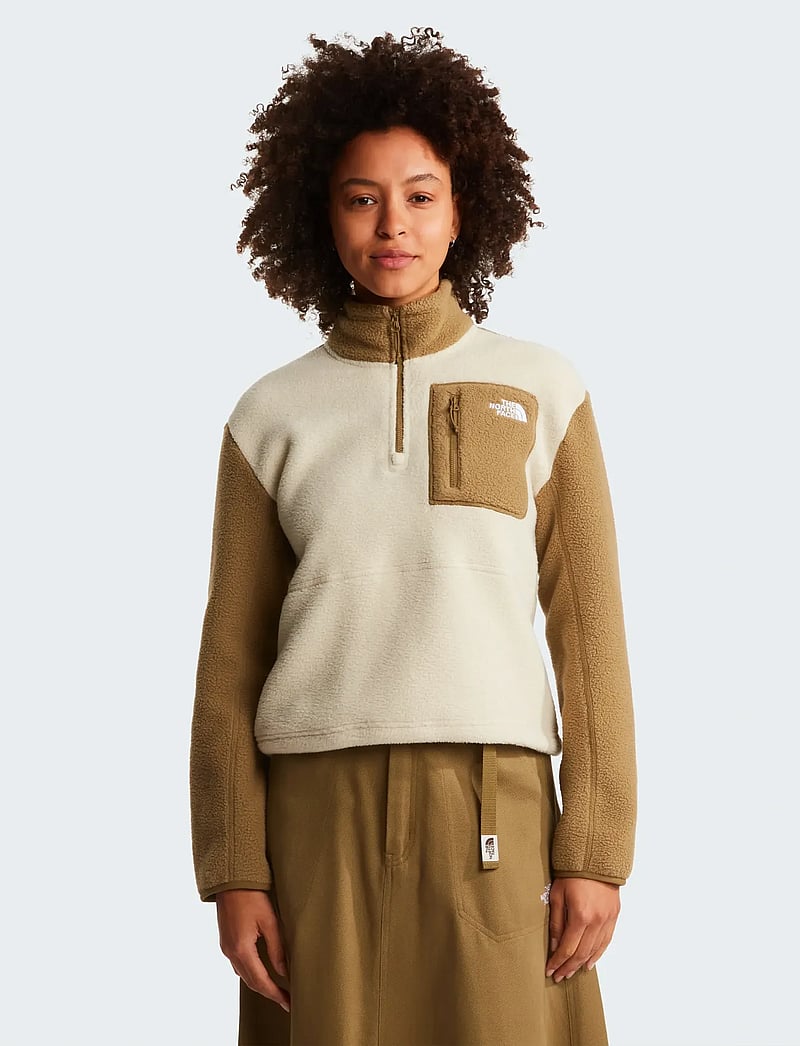 The North Face - W YUMIORI 1/4 ZIP - góry - desert stone/cedar/ceda - 0