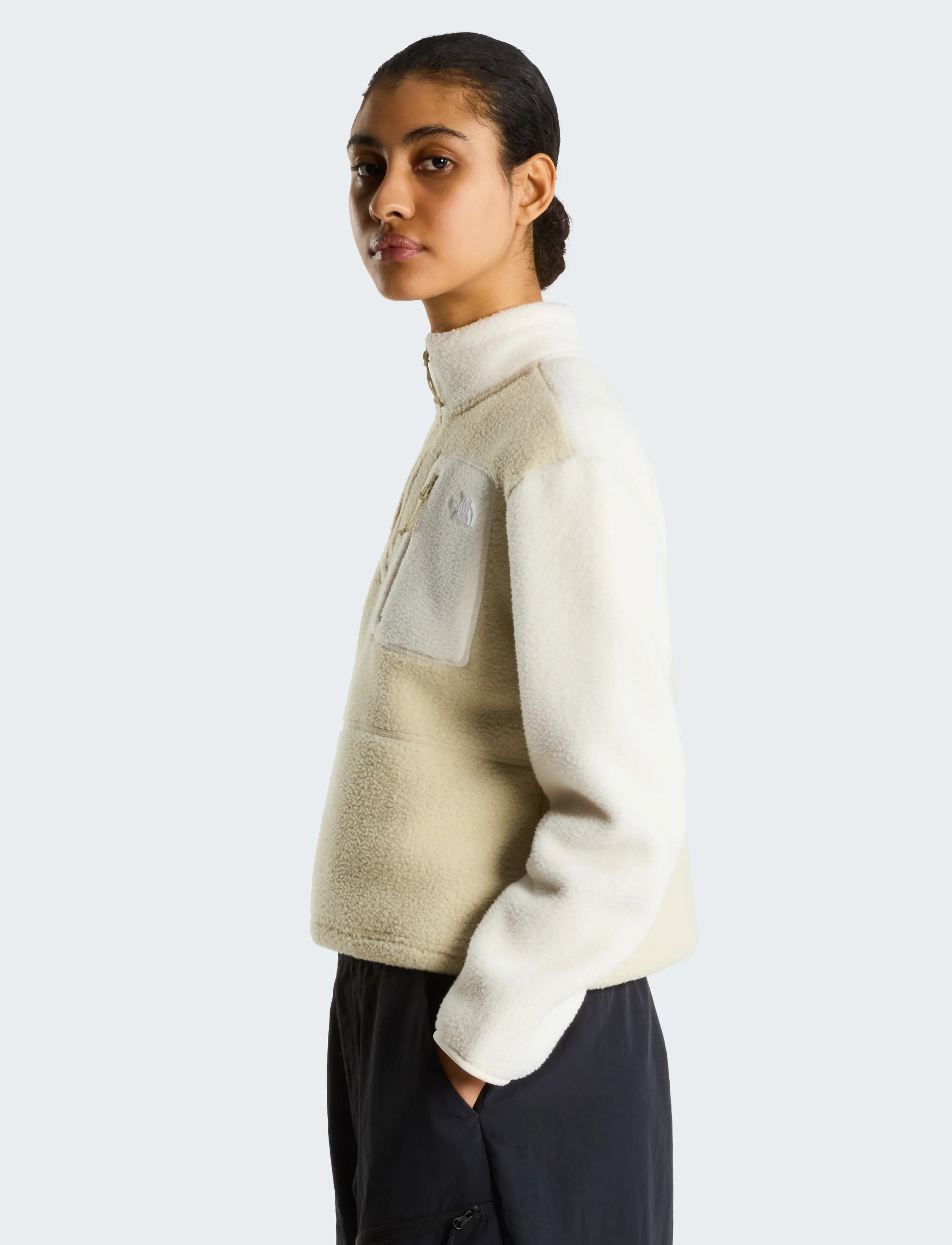 The North Face - W YUMIORI 1/4 ZIP - oberteile - desert stone/white dune - 4