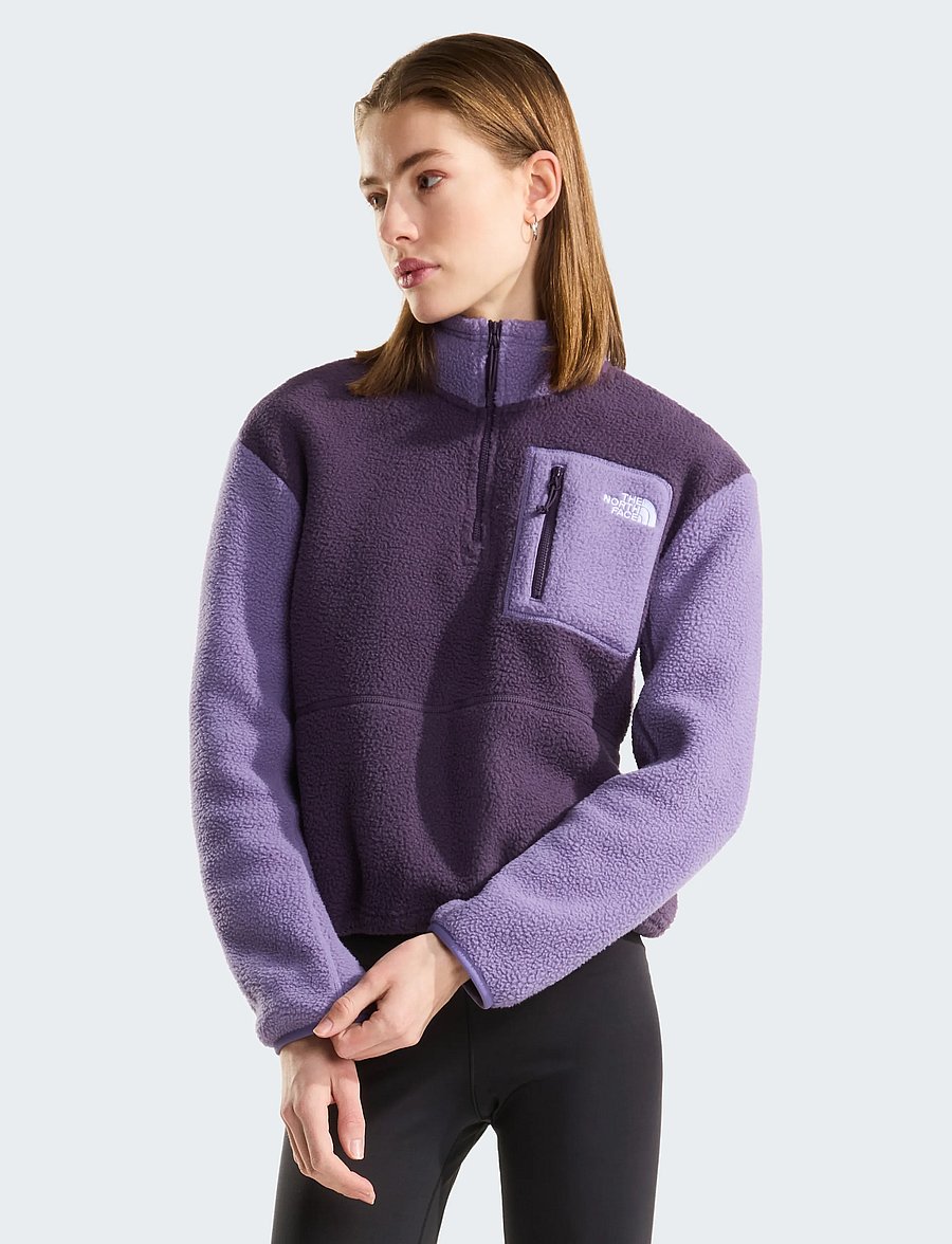 The North Face - W YUMIORI 1/4 ZIP - oberteile - endless dusk/grounded p - 0