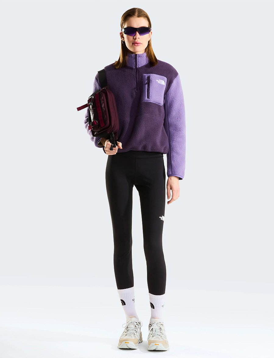 The North Face - W YUMIORI 1/4 ZIP - oberteile - endless dusk/grounded p - 3