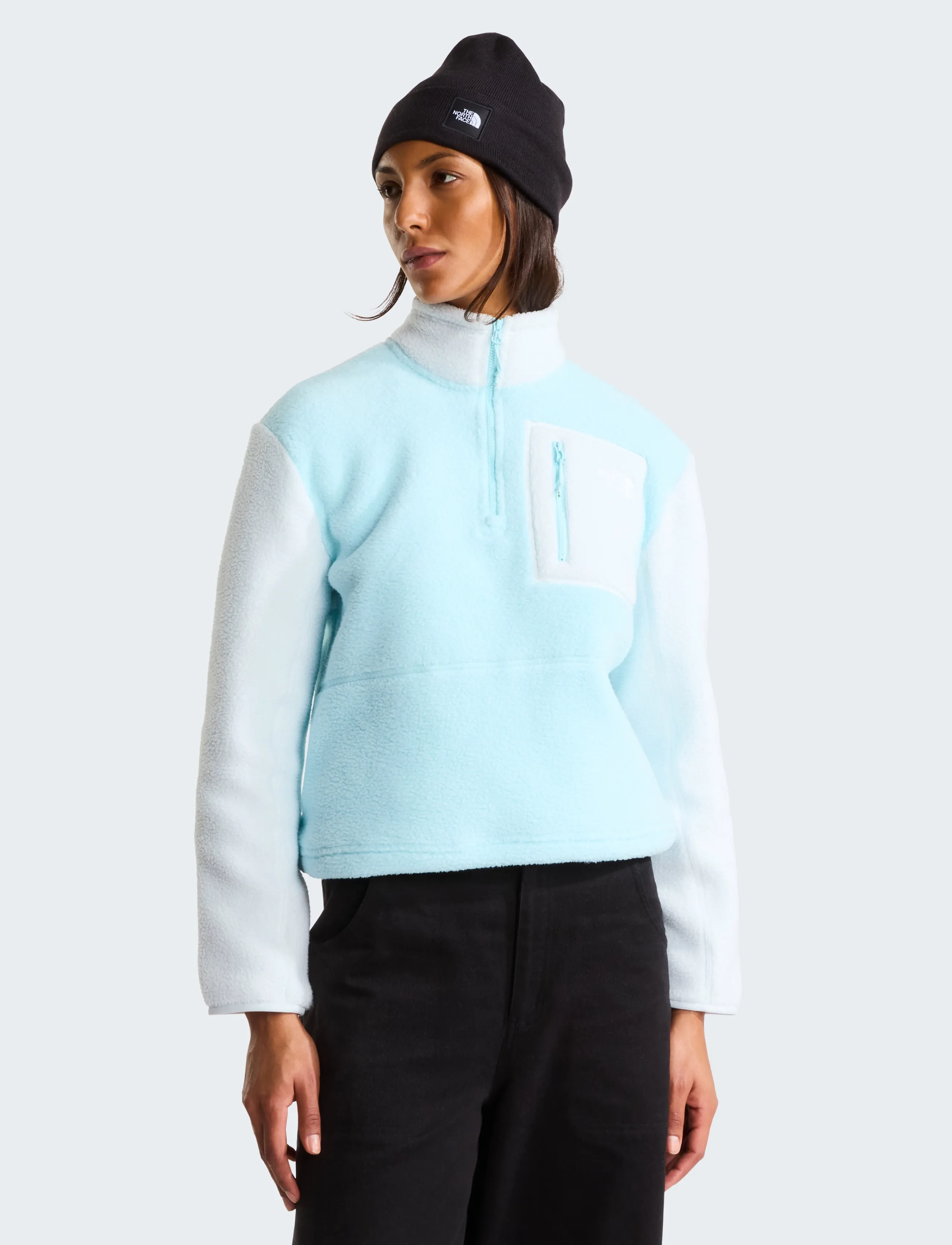 The North Face - W YUMIORI 1/4 ZIP - oberteile - glacier/pearl stone - 0