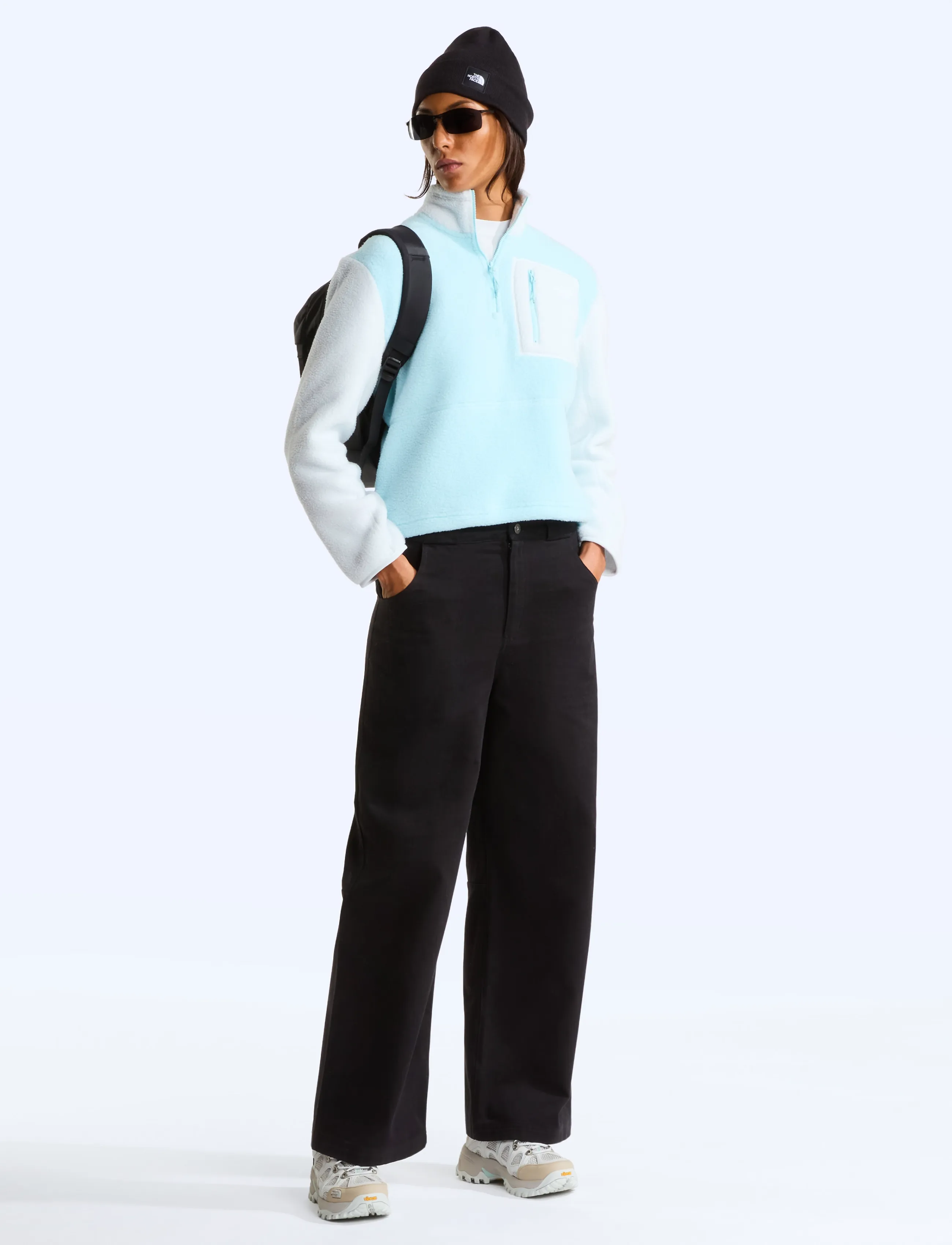 The North Face - W YUMIORI 1/4 ZIP - oberteile - glacier/pearl stone - 3