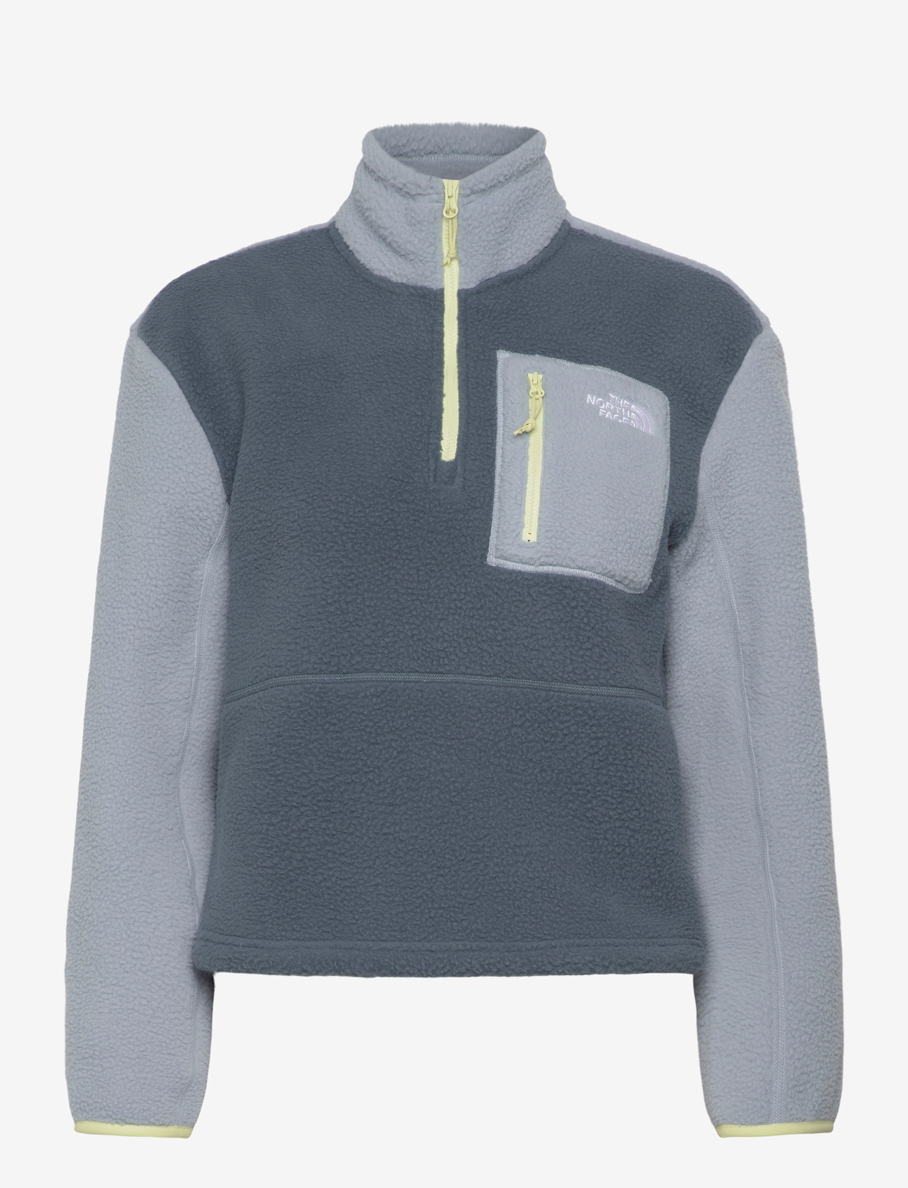 The North Face - W YUMIORI 1/4 ZIP - overdele - granite grey/frost grey - 1