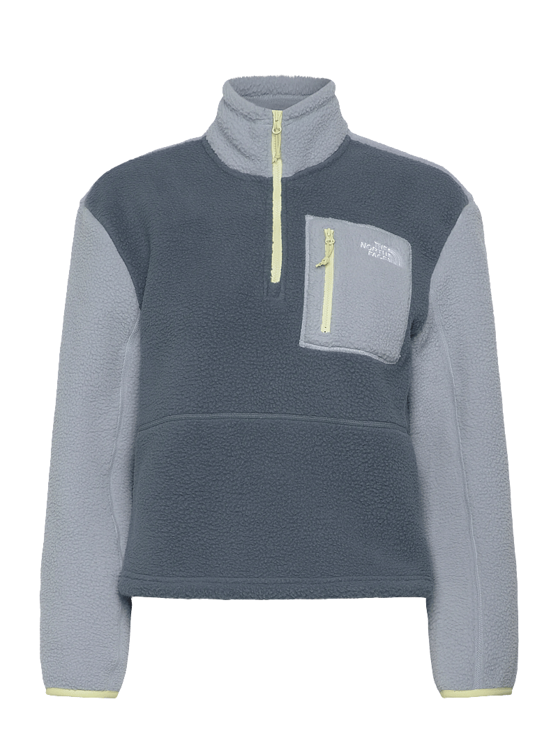 The North Face - W YUMIORI 1/4 ZIP - overdele - granite grey/frost grey - 1