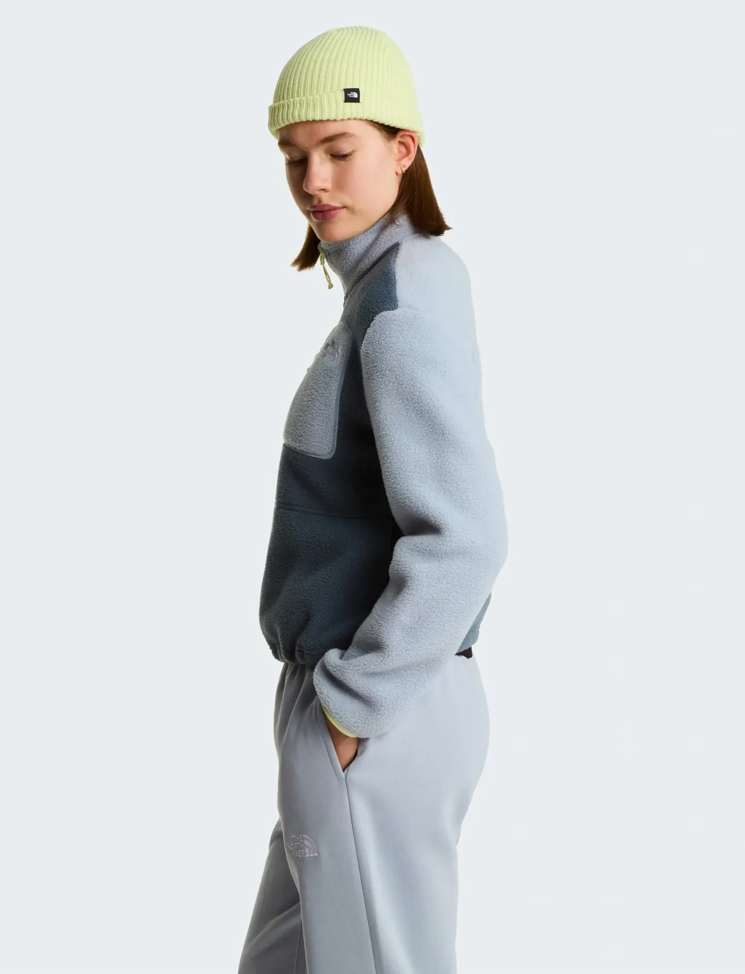 The North Face - W YUMIORI 1/4 ZIP - viršutinės dalies drabužiai - granite grey/frost grey - 5