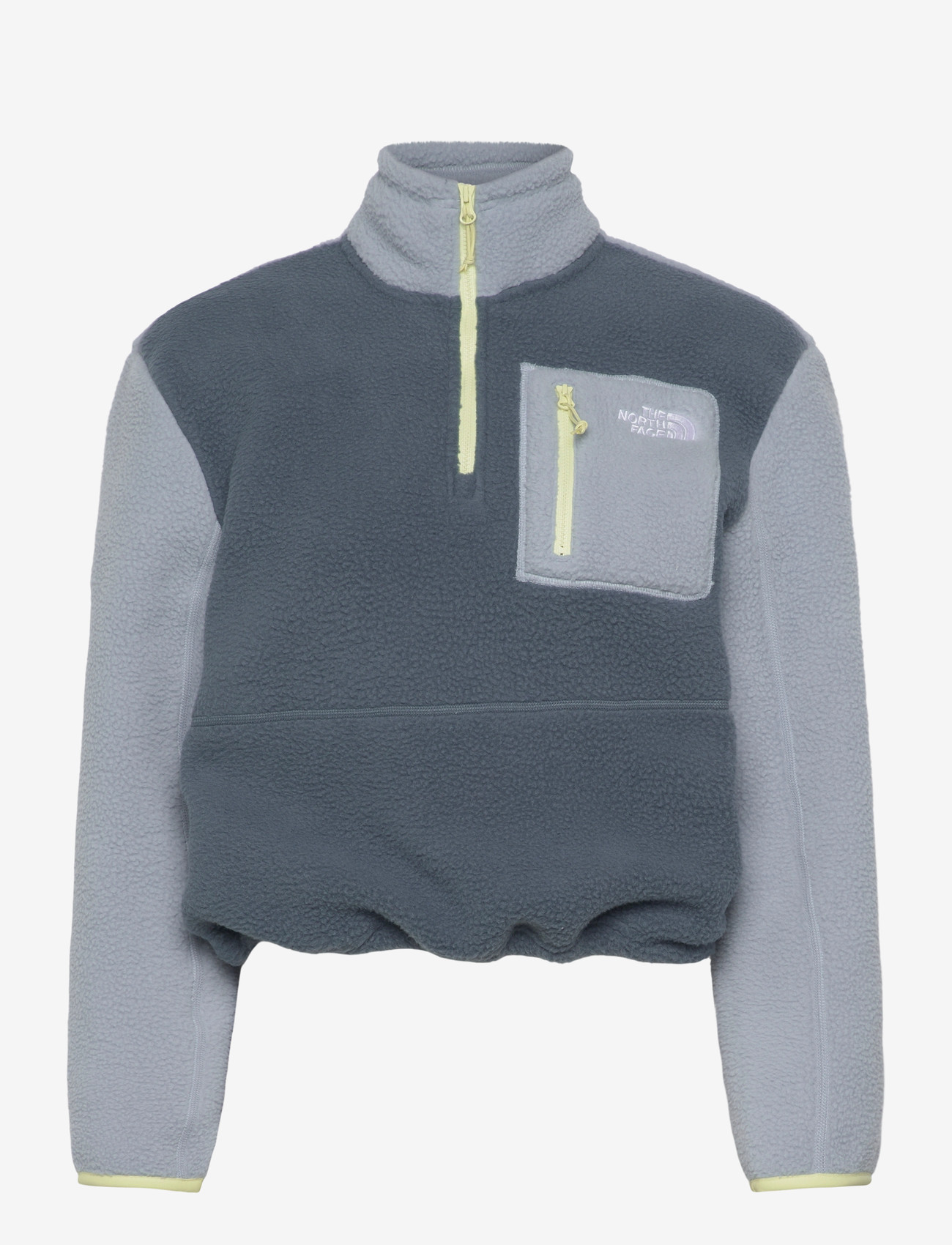 The North Face - W YUMIORI 1/4 ZIP - overdele - granite grey/frost grey - 3