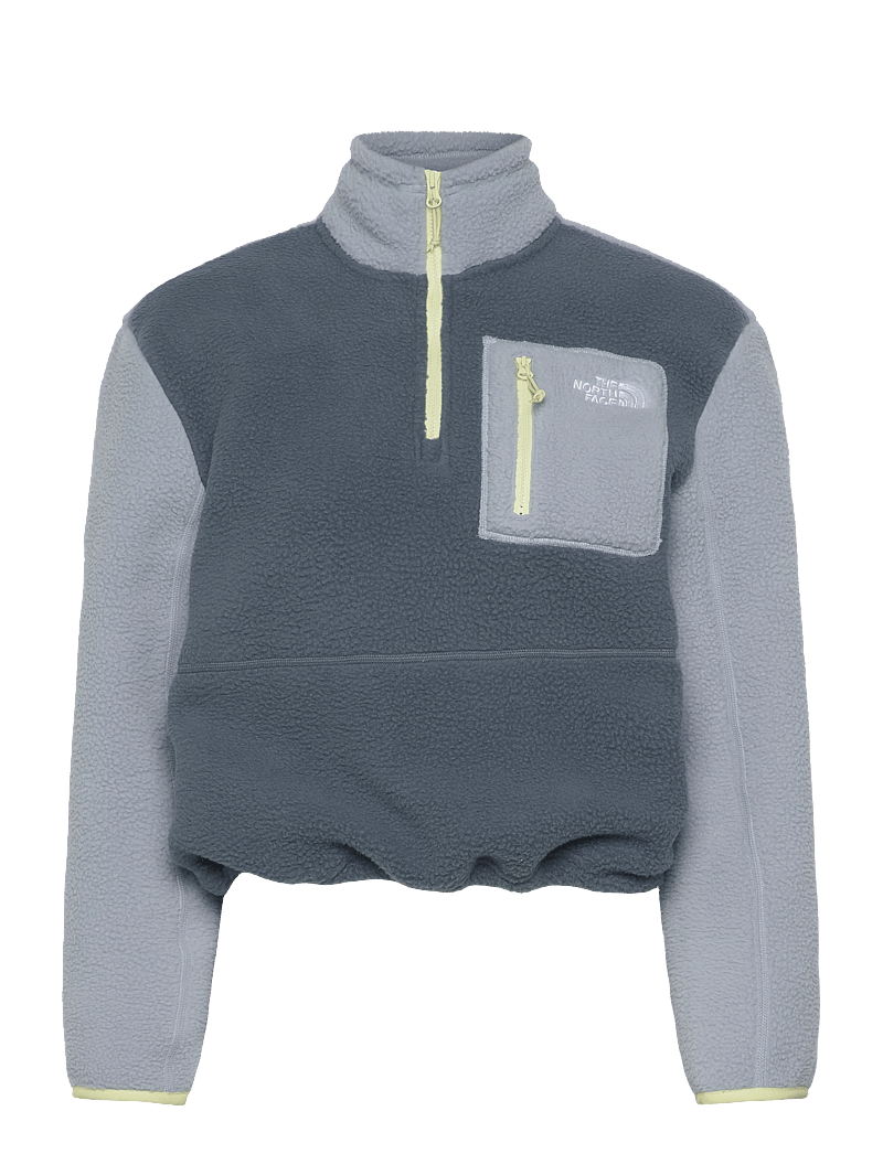 The North Face - W YUMIORI 1/4 ZIP - overdele - granite grey/frost grey - 3