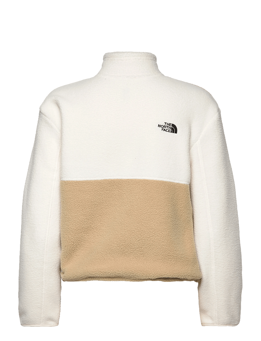 The North Face - W YUMIORI 1/4 ZIP - góry - khaki stone/white dune/ - 2