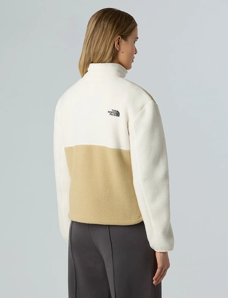 The North Face - W YUMIORI 1/4 ZIP - overdele - khaki stone/white dune/ - 4