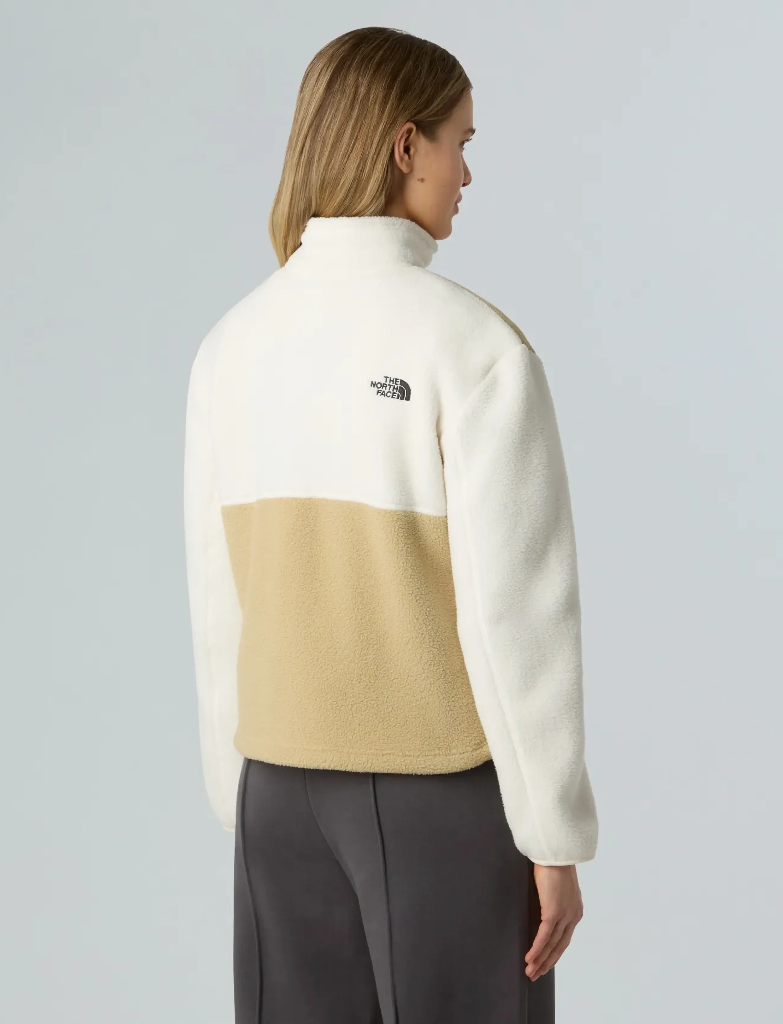 The North Face - W YUMIORI 1/4 ZIP - góry - khaki stone/white dune/ - 4