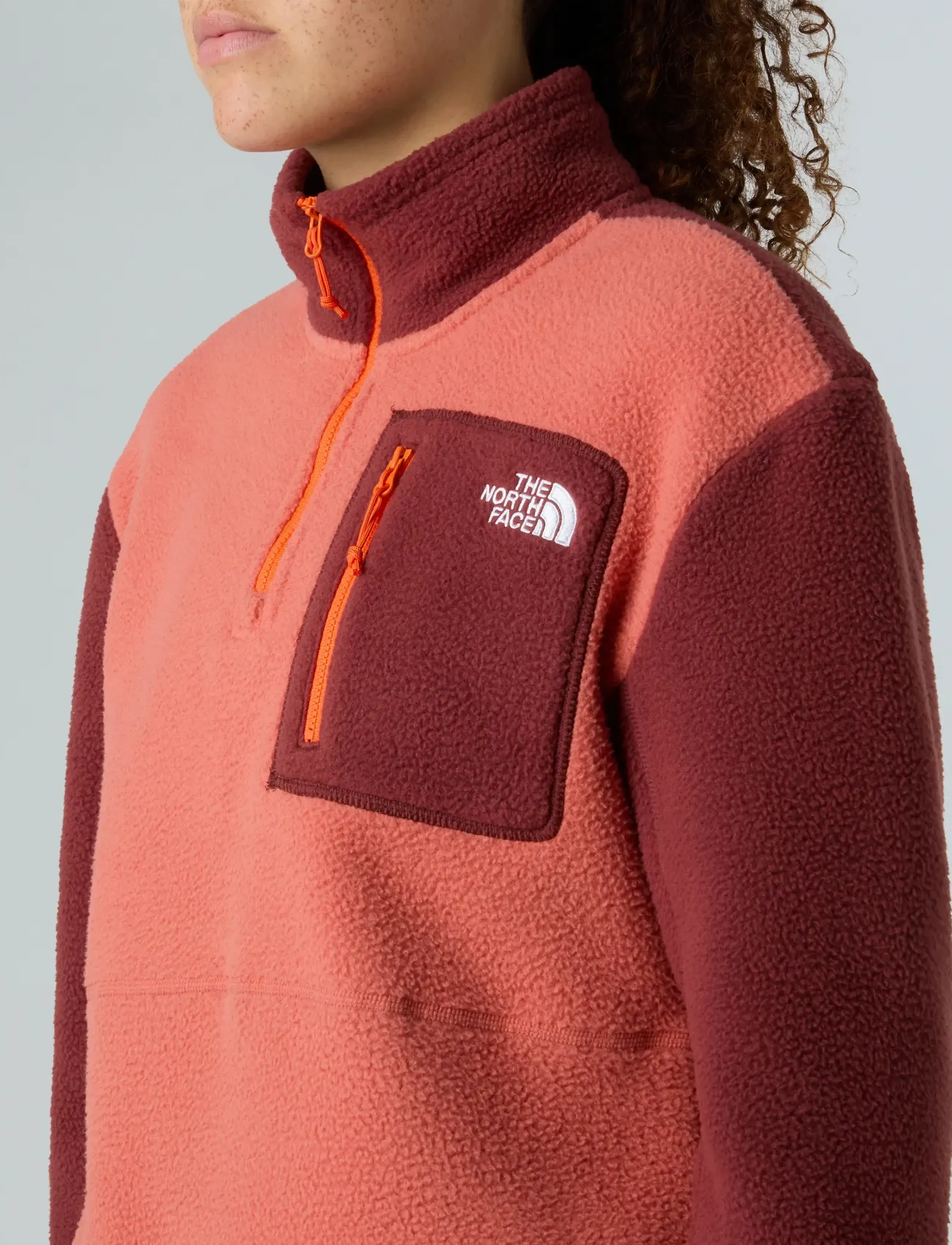 The North Face - W YUMIORI 1/4 ZIP - tops - mars dust/sumac/solar f - 5