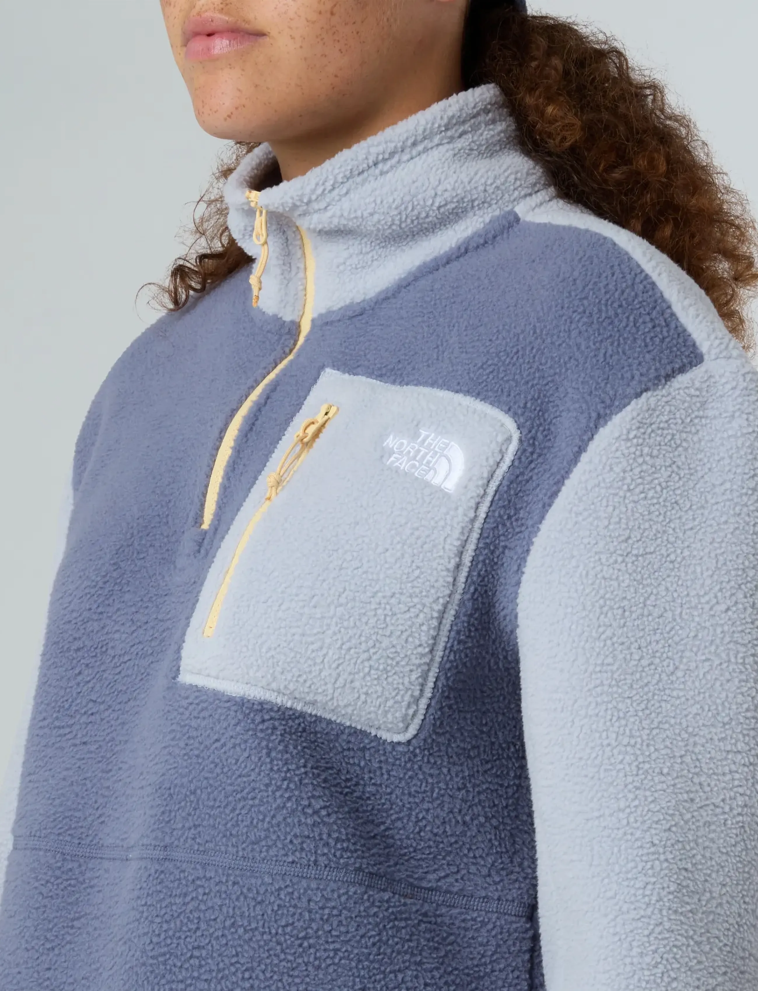 The North Face - W YUMIORI 1/4 ZIP - oberteile - twilight galaxy/blue fl - 5