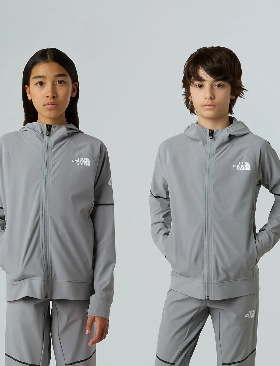 The North Face - TEEN MOUNTAIN ATHLETICS WOVEN JACKET - Õueriided - monument grey - 0