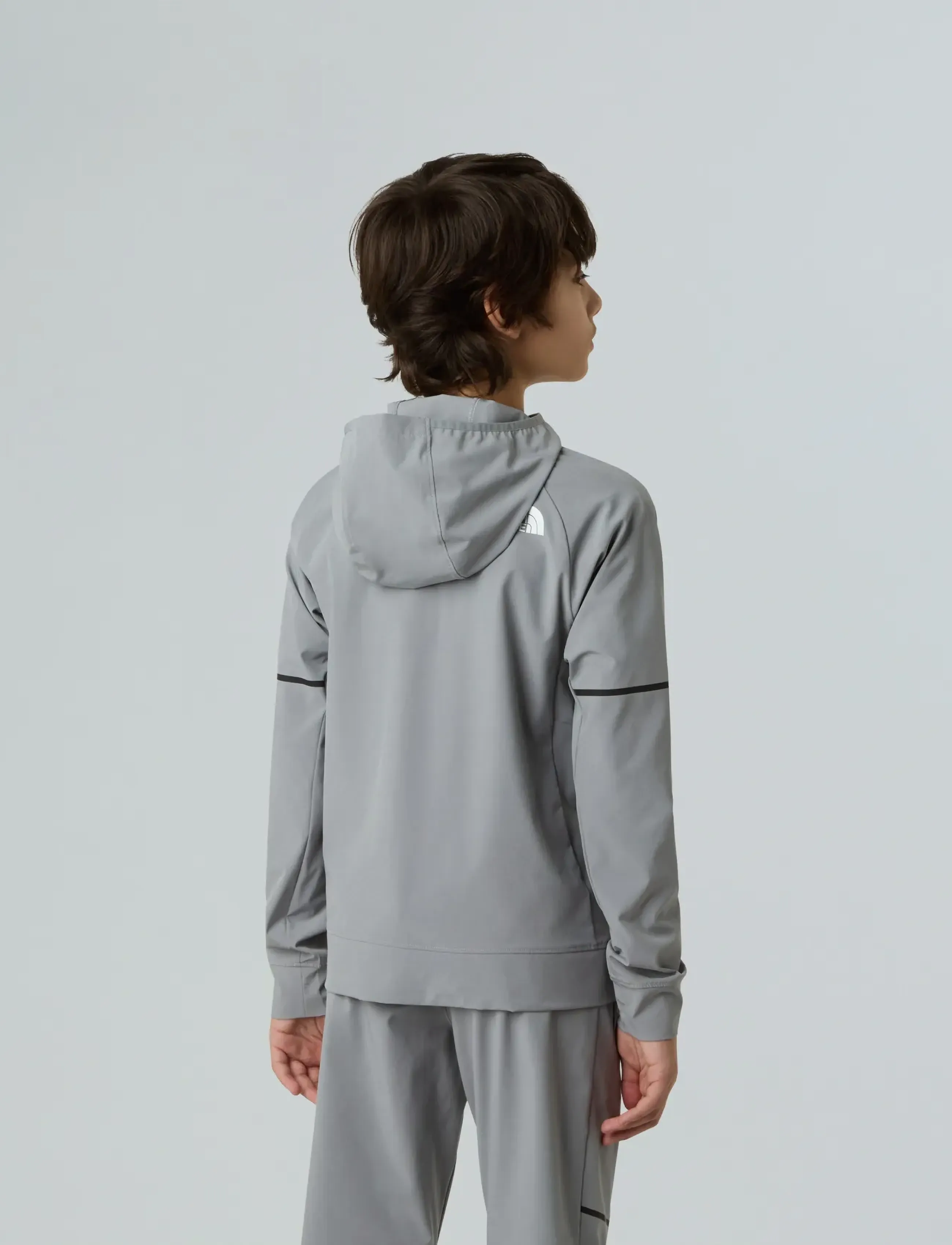 The North Face - TEEN MOUNTAIN ATHLETICS WOVEN JACKET - overtøj - monument grey - 4