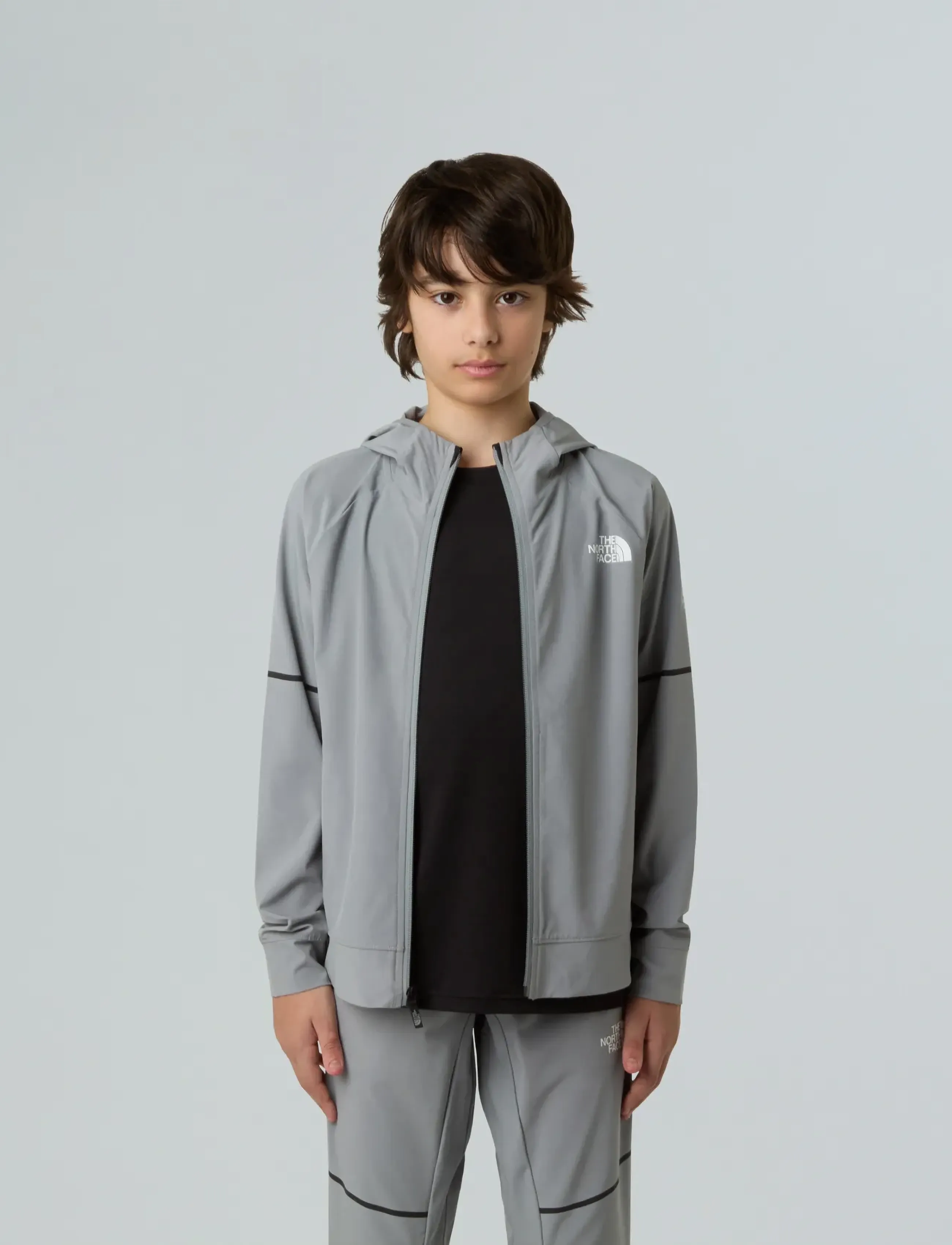 The North Face - TEEN MOUNTAIN ATHLETICS WOVEN JACKET - overtøj - monument grey - 5