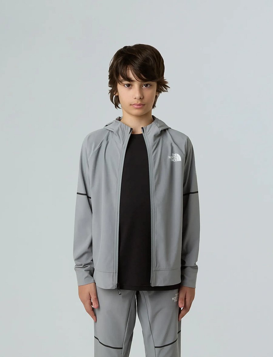 The North Face - TEEN MOUNTAIN ATHLETICS WOVEN JACKET - Õueriided - monument grey - 5
