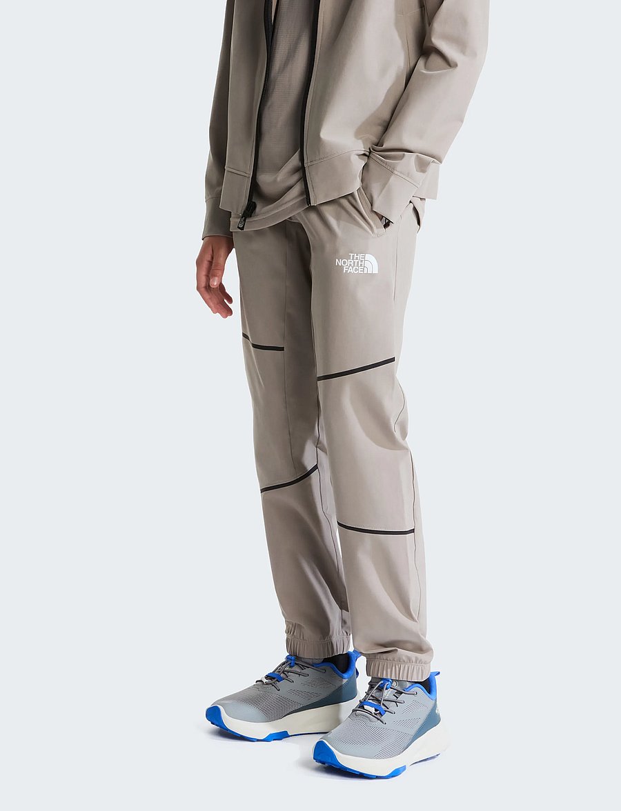 The North Face - TEEN MOUNTAIN ATHLETICS WOVEN PANT - dressipüksid - stone slab - 0