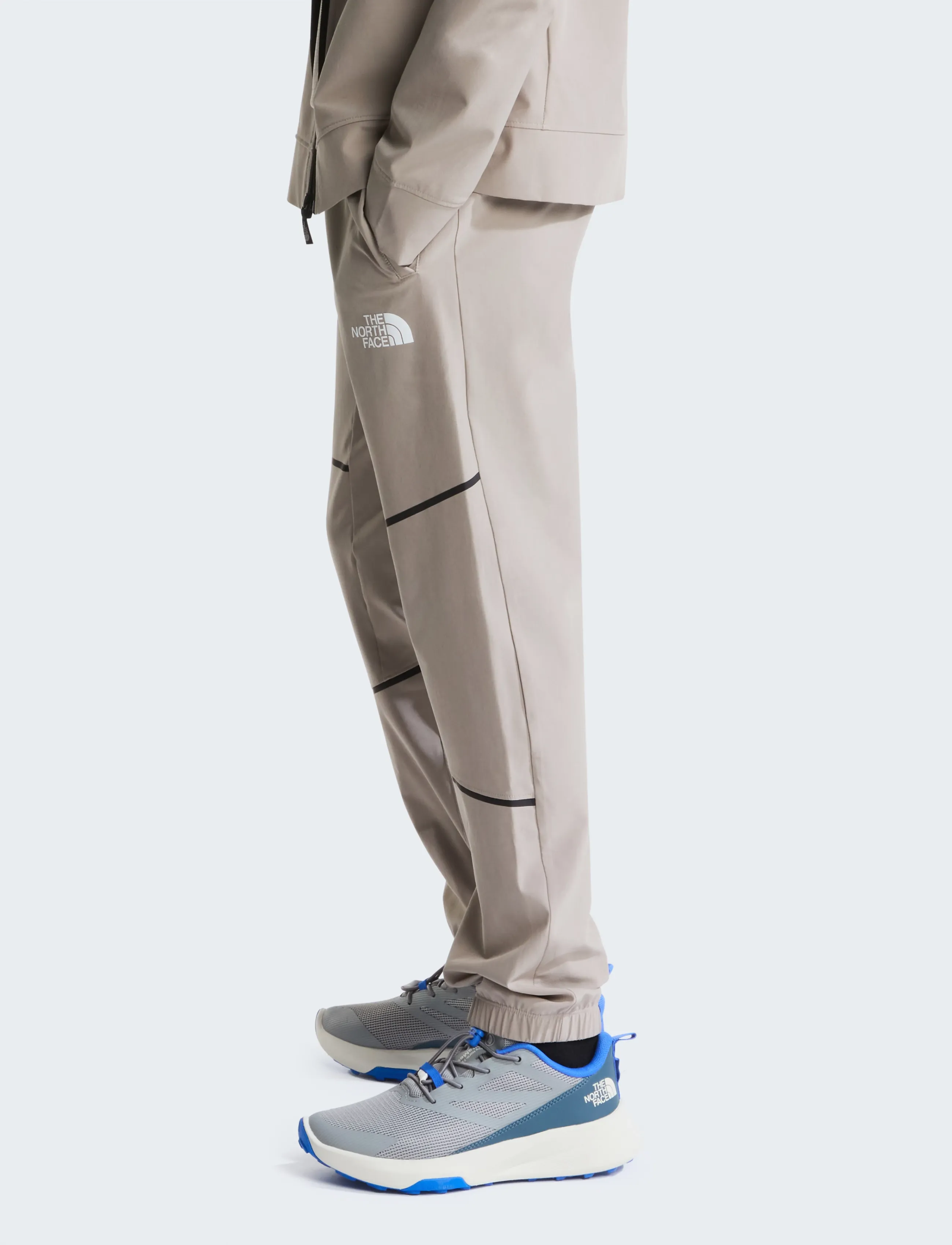 The North Face - TEEN MOUNTAIN ATHLETICS WOVEN PANT - dressipüksid - stone slab - 4