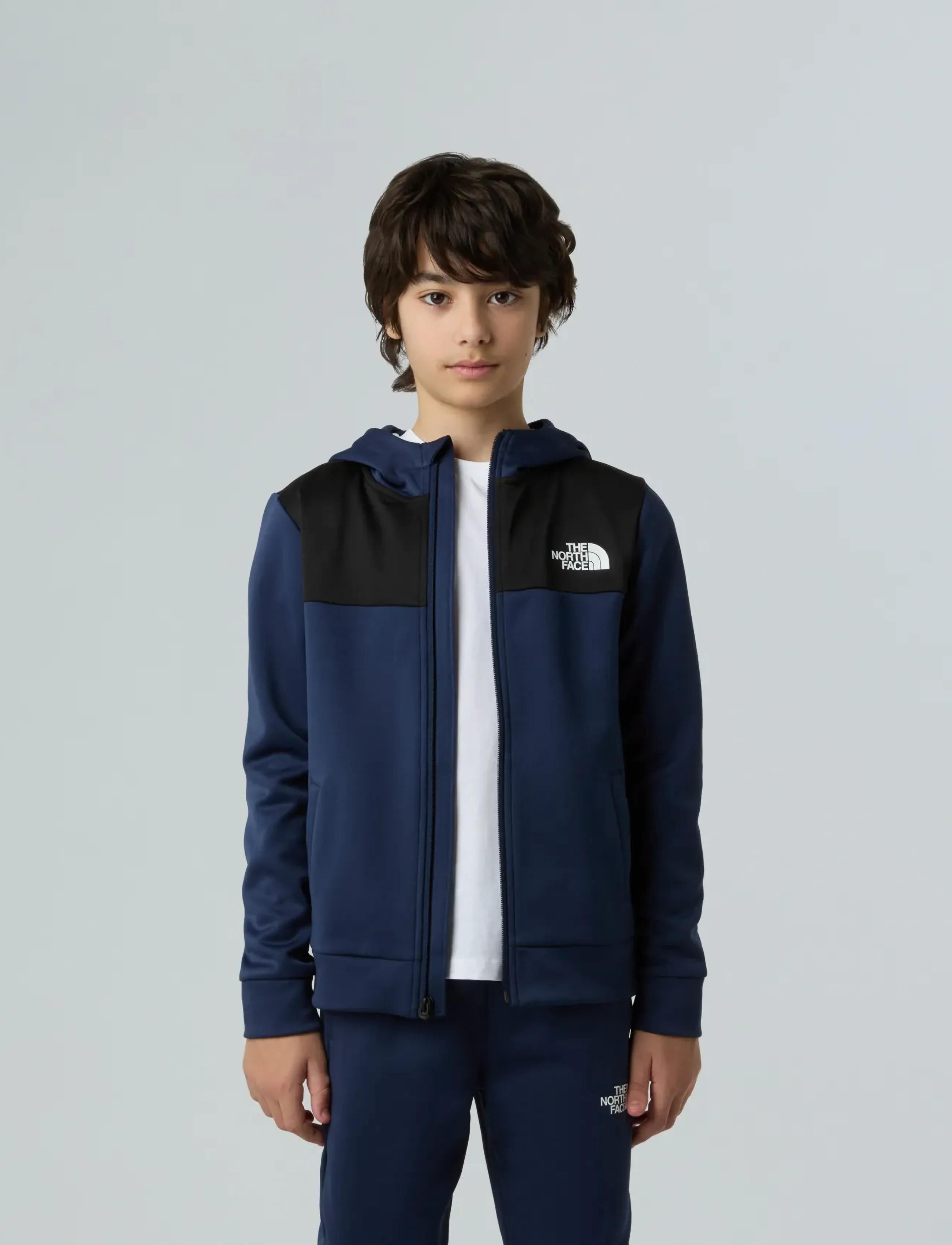 The North Face - TEEN REAXION FZ HOODIE - pulls a capuche - summit navy - 5