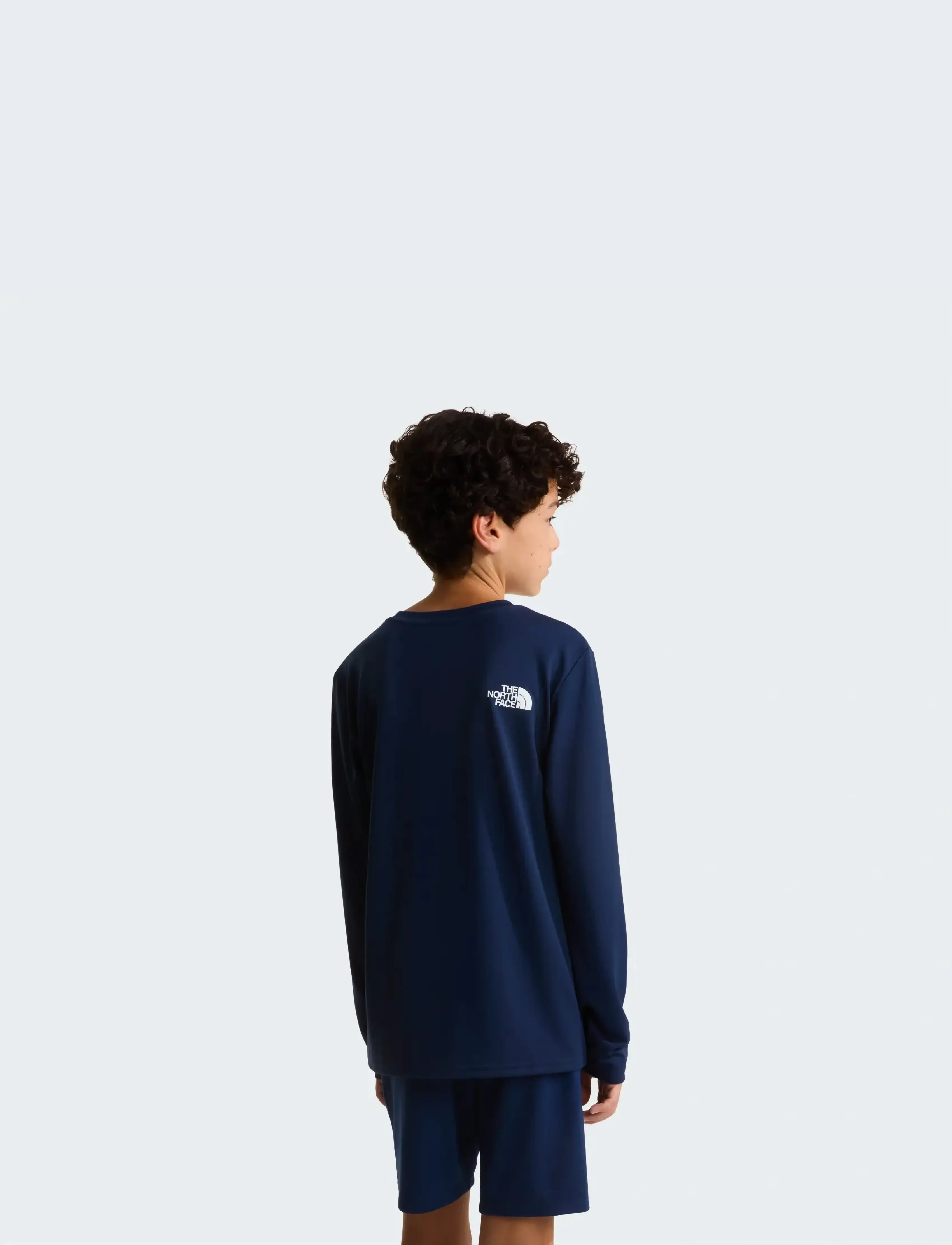 The North Face - TEEN 24/7 LS TEE - spordisärgid - summit navy - 4