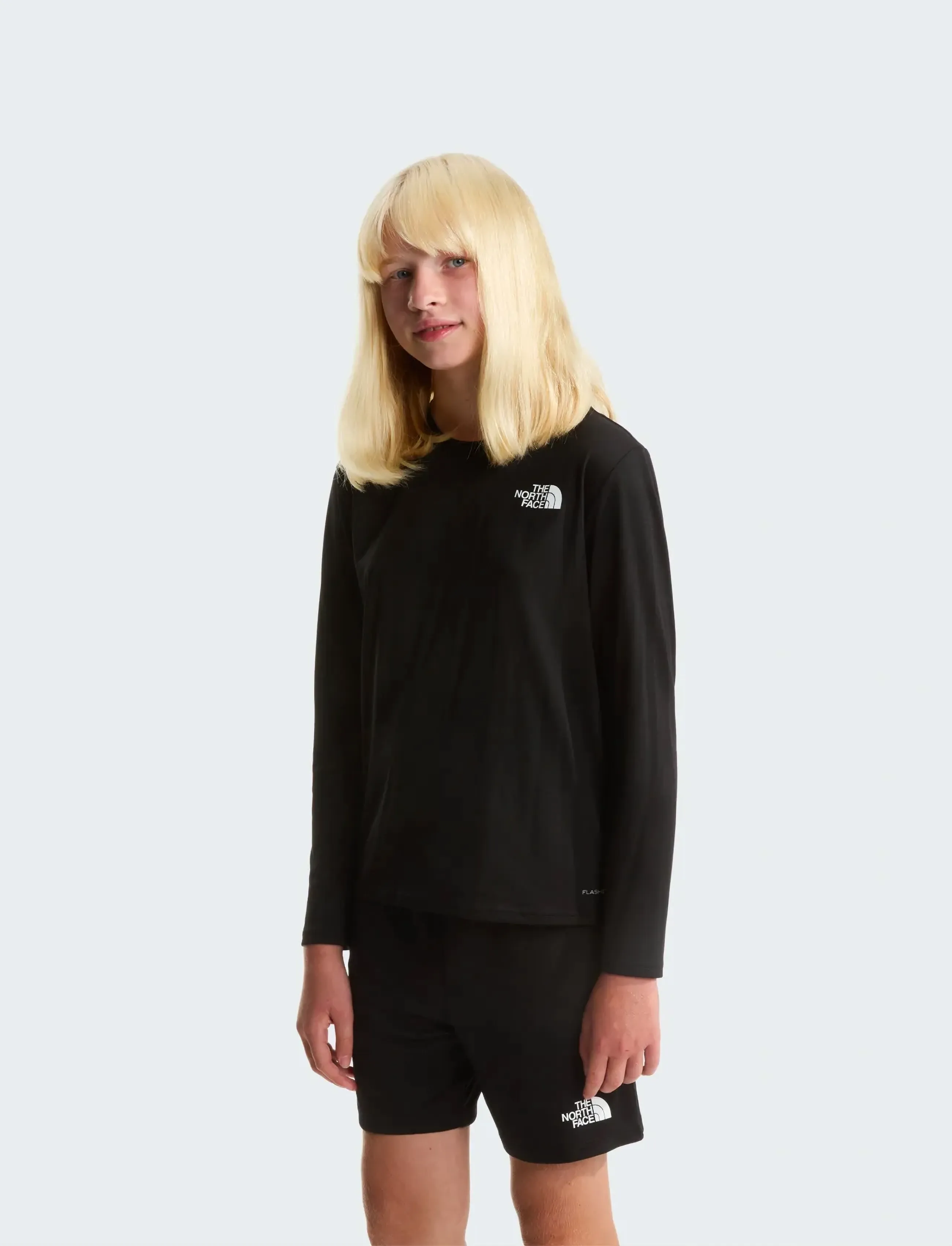 The North Face TEEN 24/7 LS TEE - Toppe og t-shirts - TNF BLACK / black