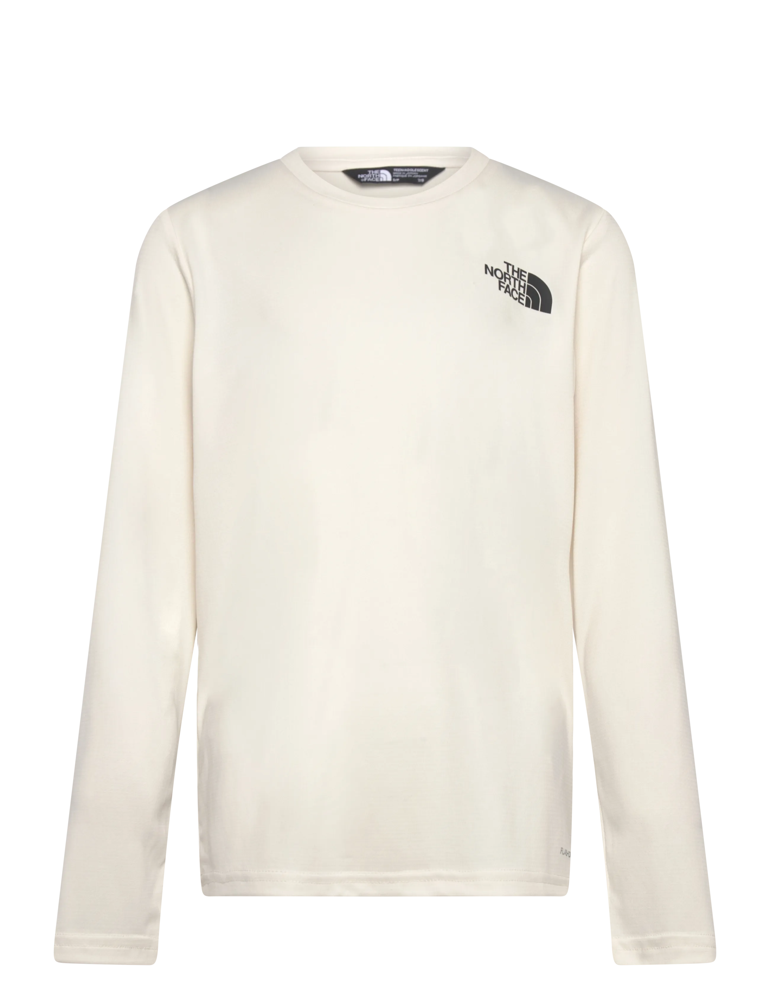 The North Face TEEN 24/7 LS TEE - The North Face - WHITE DUNE / cream