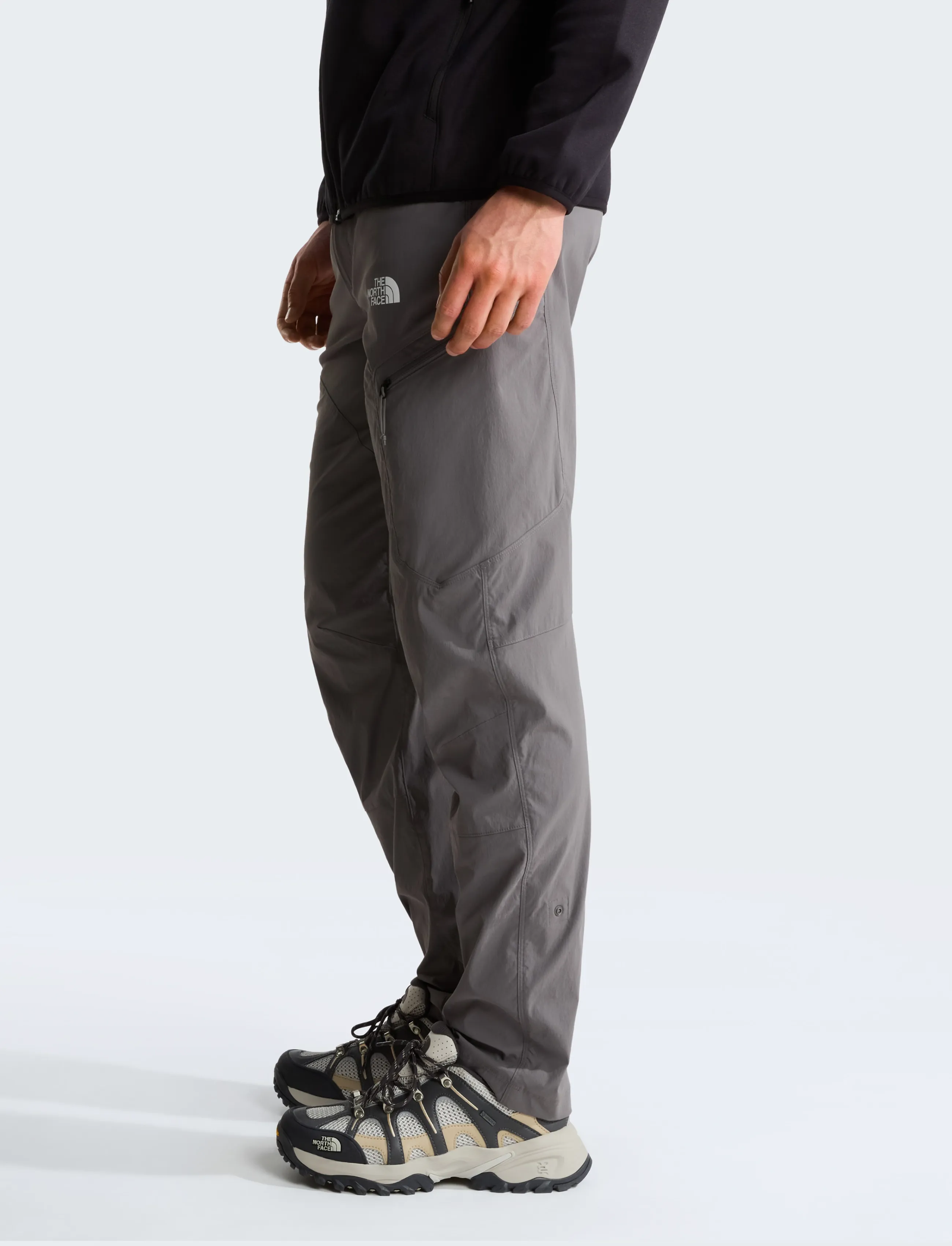 The North Face - M EXPLORATION REG TAPERED PANTS - cargohosen - smoked pearl - 4