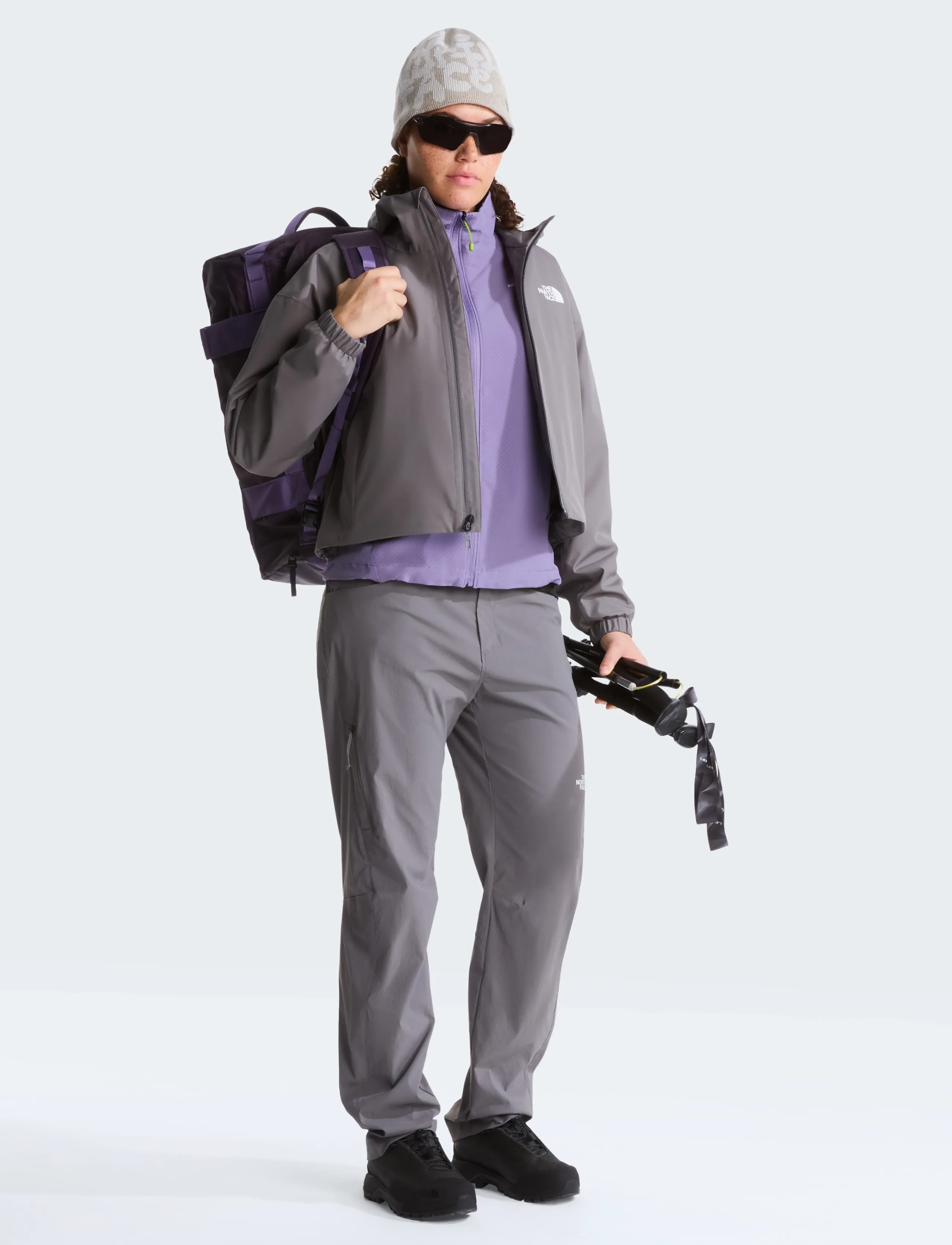 The North Face - W EXPLORATION PANTS - friluftsbyxor - smoked pearl - 3