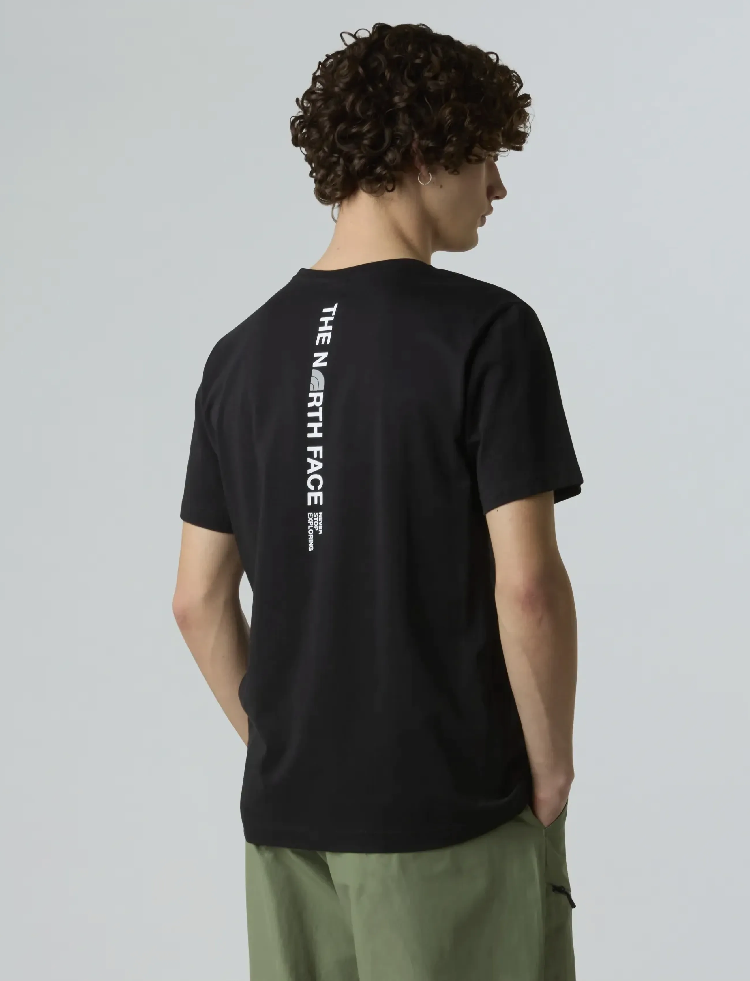 The North Face M VERTICAL LOGO SS TEE - Alles anzeigen - TNF BLACK / black