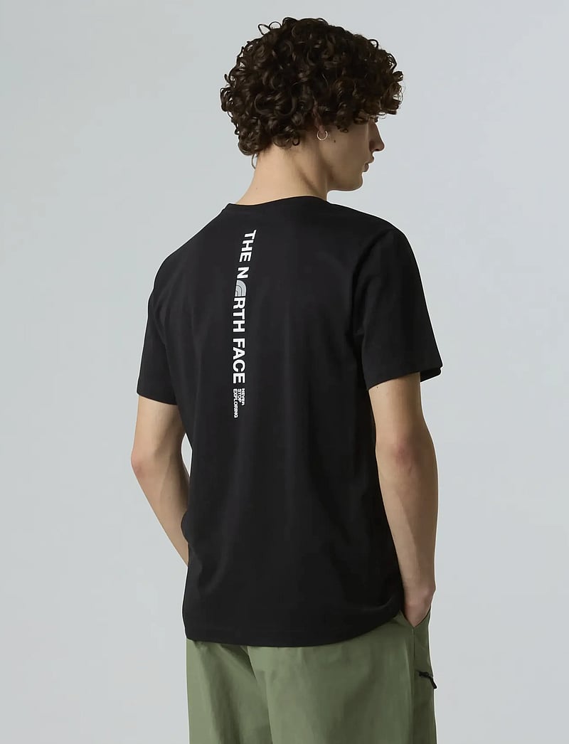 The North Face - M VERTICAL LOGO SS TEE - oberteile & t-shirts - tnf black - 0