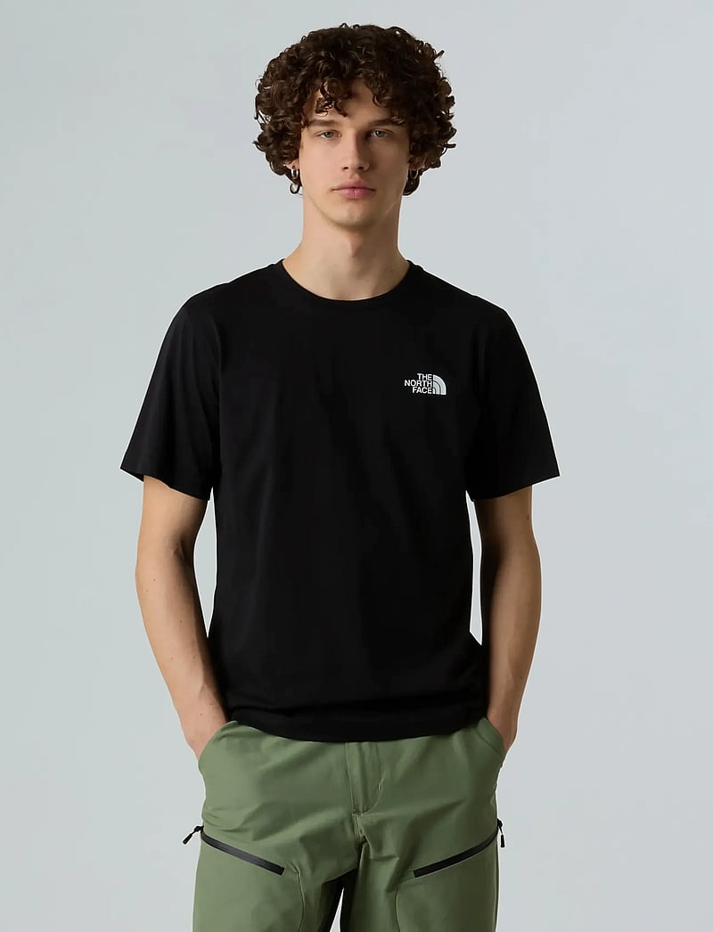 The North Face - M VERTICAL LOGO SS TEE - oberteile & t-shirts - tnf black - 3