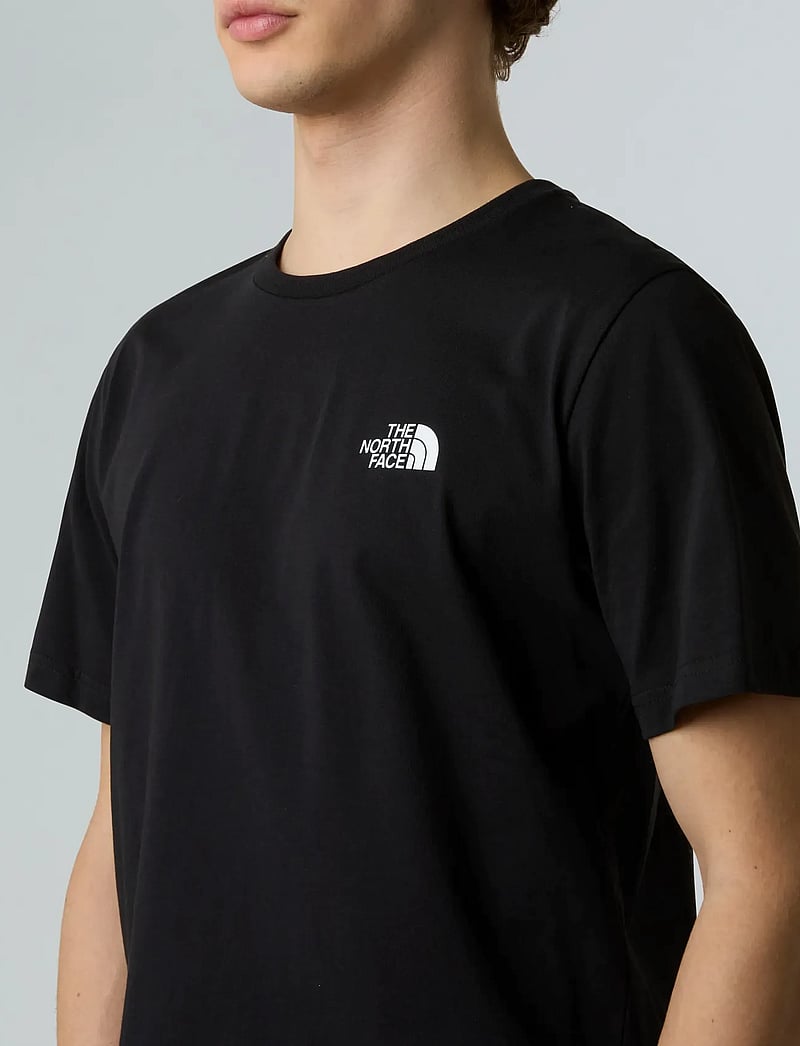 The North Face - M VERTICAL LOGO SS TEE - oberteile & t-shirts - tnf black - 5
