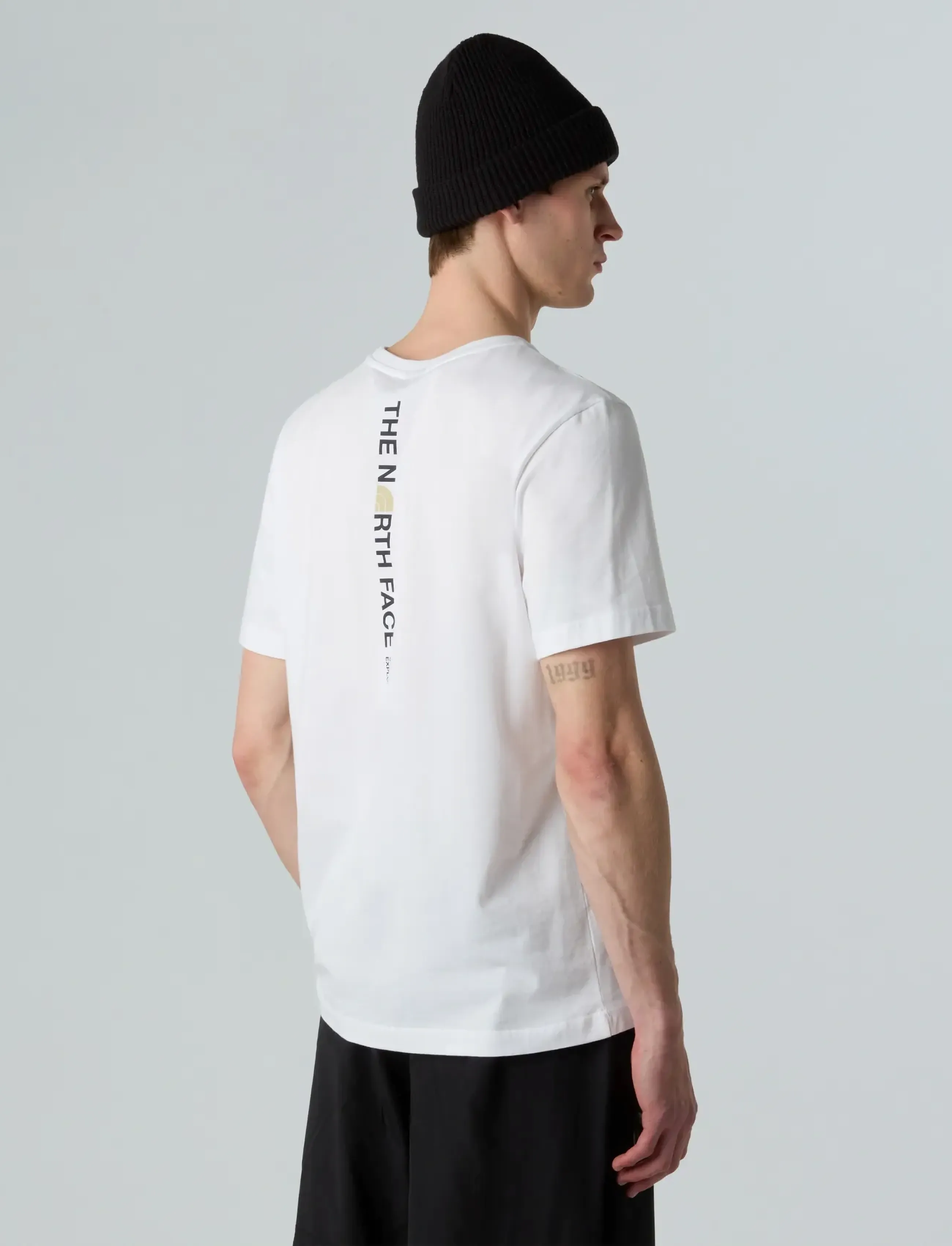 The North Face M VERTICAL LOGO SS TEE - T-Shirts - TNF WHITE / white