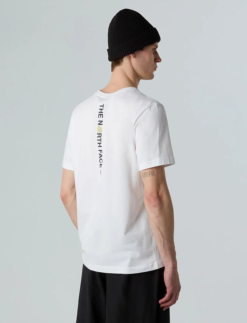 The North Face - M VERTICAL LOGO SS TEE - oberteile & t-shirts - tnf white - 0